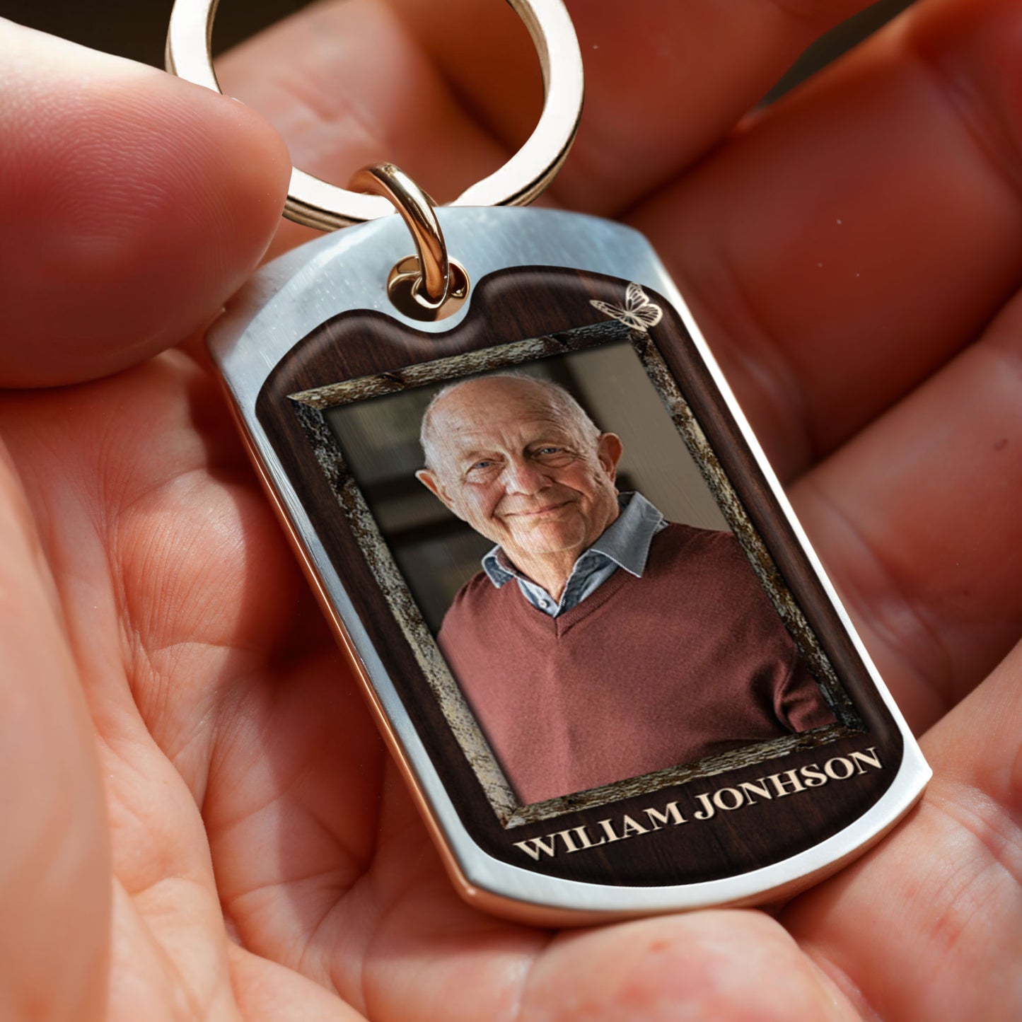 Beautiful Memories Love Guide Memorial Keychain