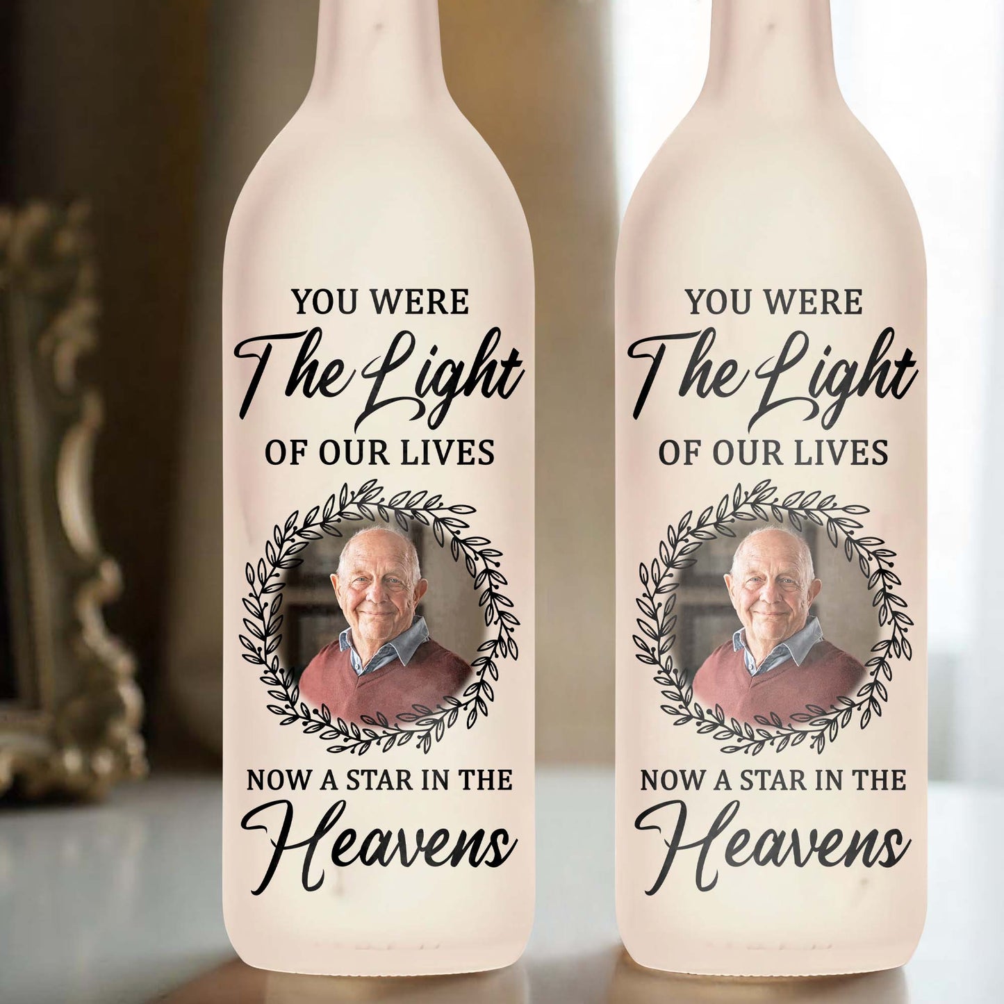 You Were The Light Of Our Lives, Laurel Wreath Decor