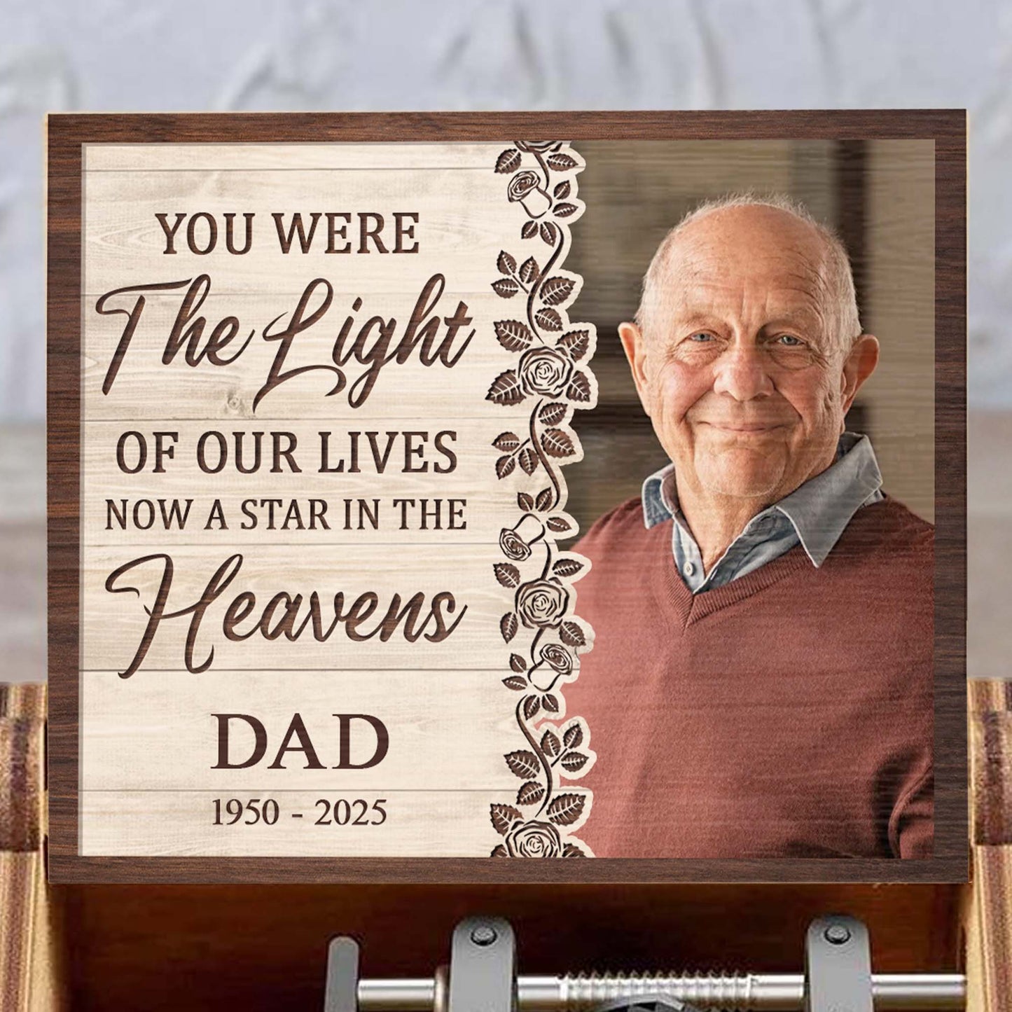 You Were The Light Of Our Lives Now A Star In The Heavens, Roses