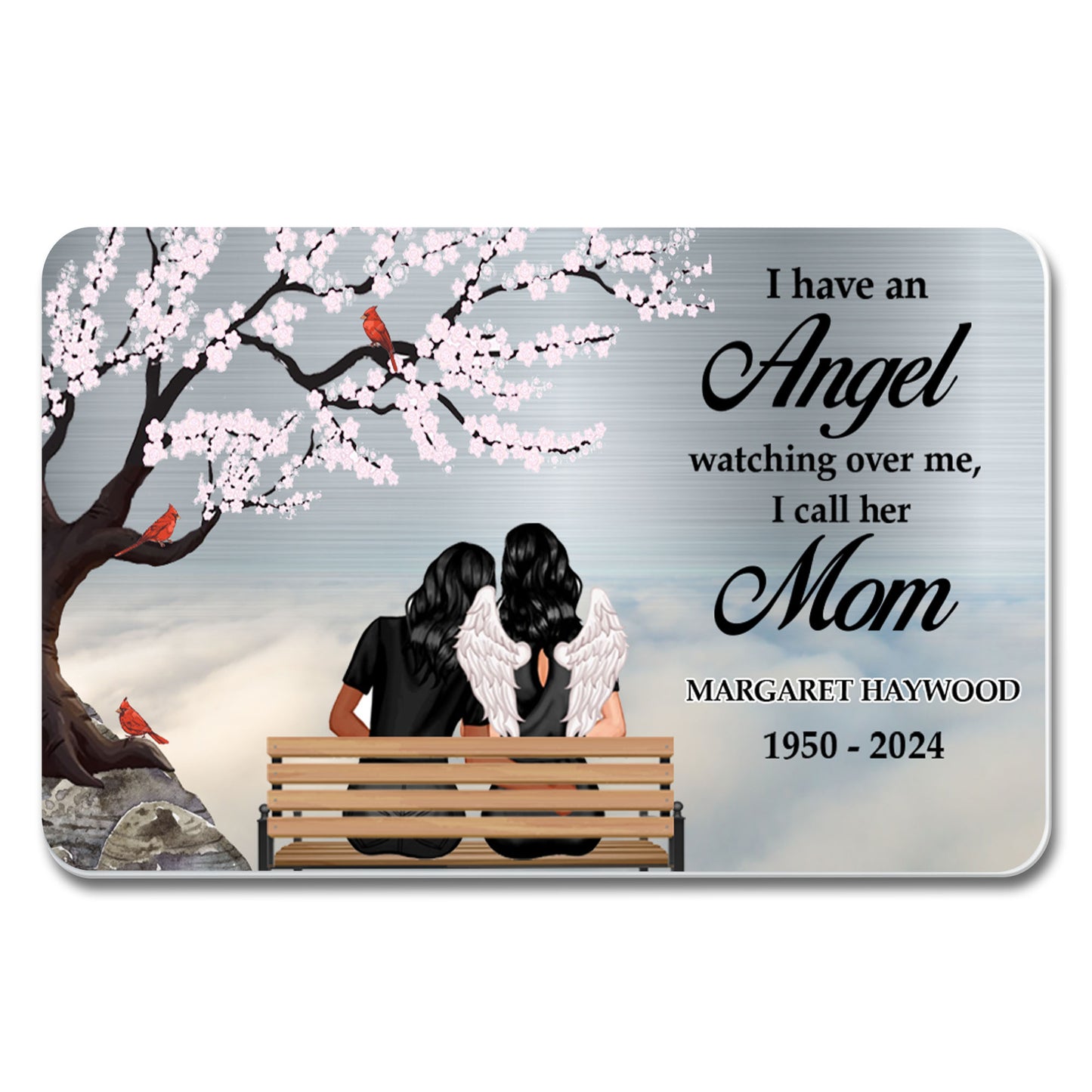 I Have An Angel Watching Over Me, I Call Her Mom, Cherry Blossoms And Angels