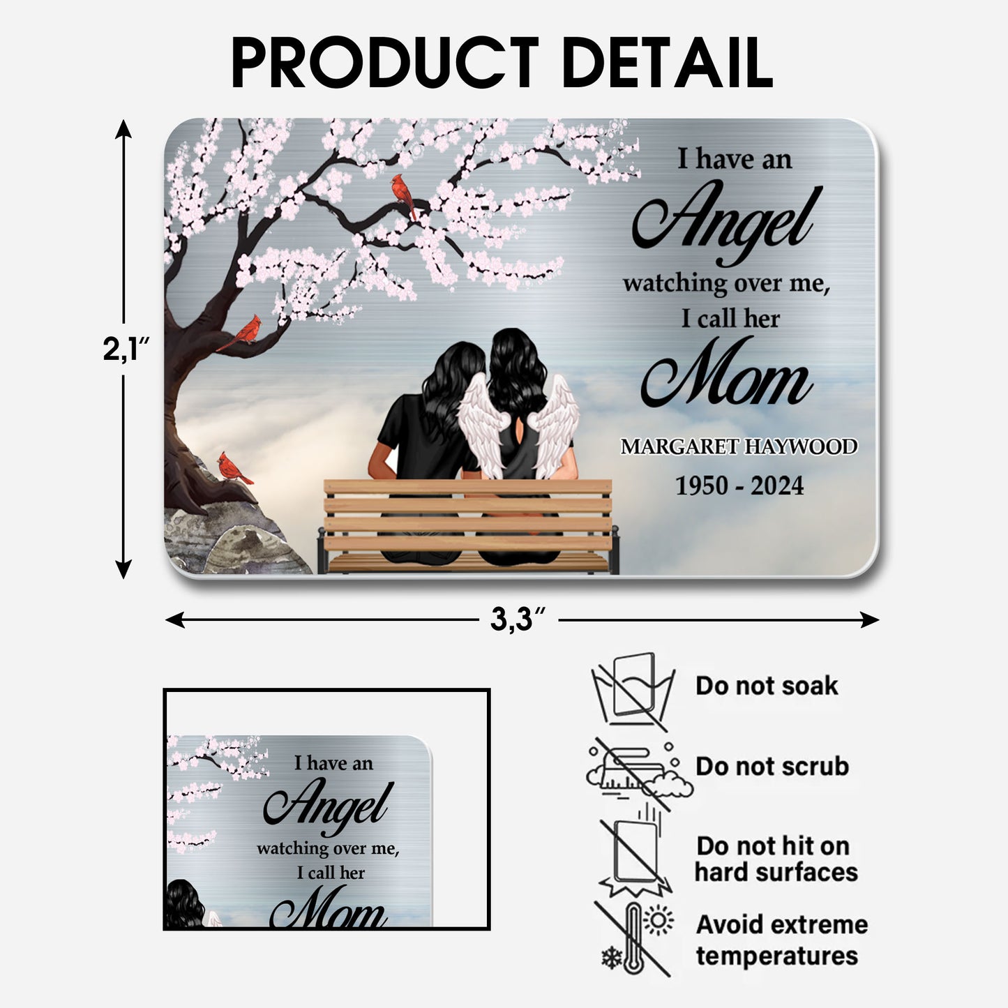 I Have An Angel Watching Over Me, I Call Her Mom, Cherry Blossoms And Angels