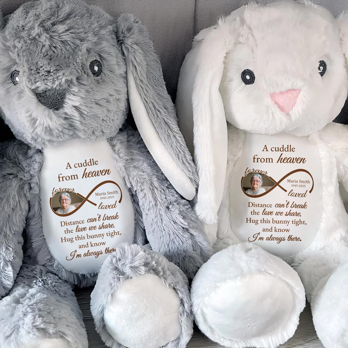 A Cuddle From Heaven, Distance Can't Break The Love We Share, Stuffed Bunny