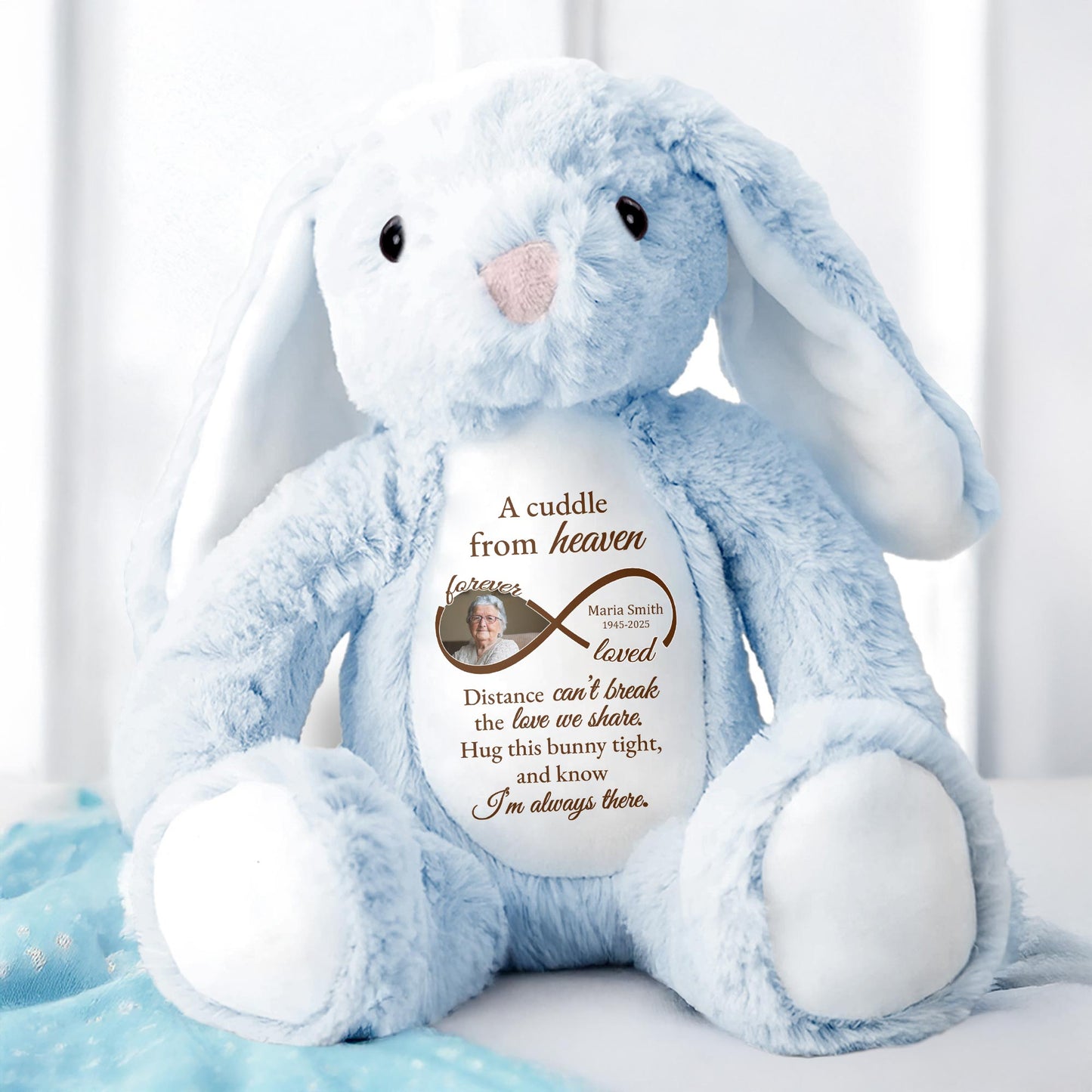 A Cuddle From Heaven, Distance Can't Break The Love We Share, Stuffed Bunny