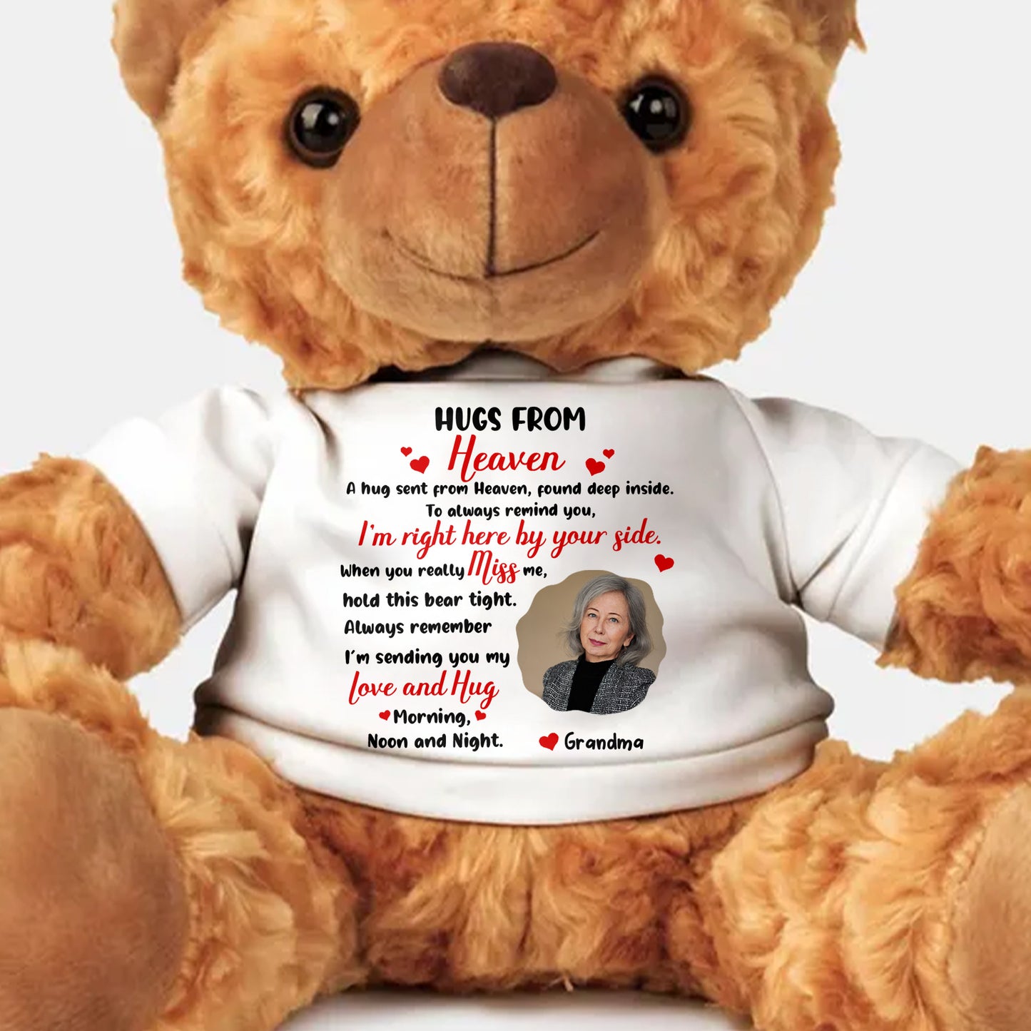 Hugs From Heaven, Teddy Bear and Hearts