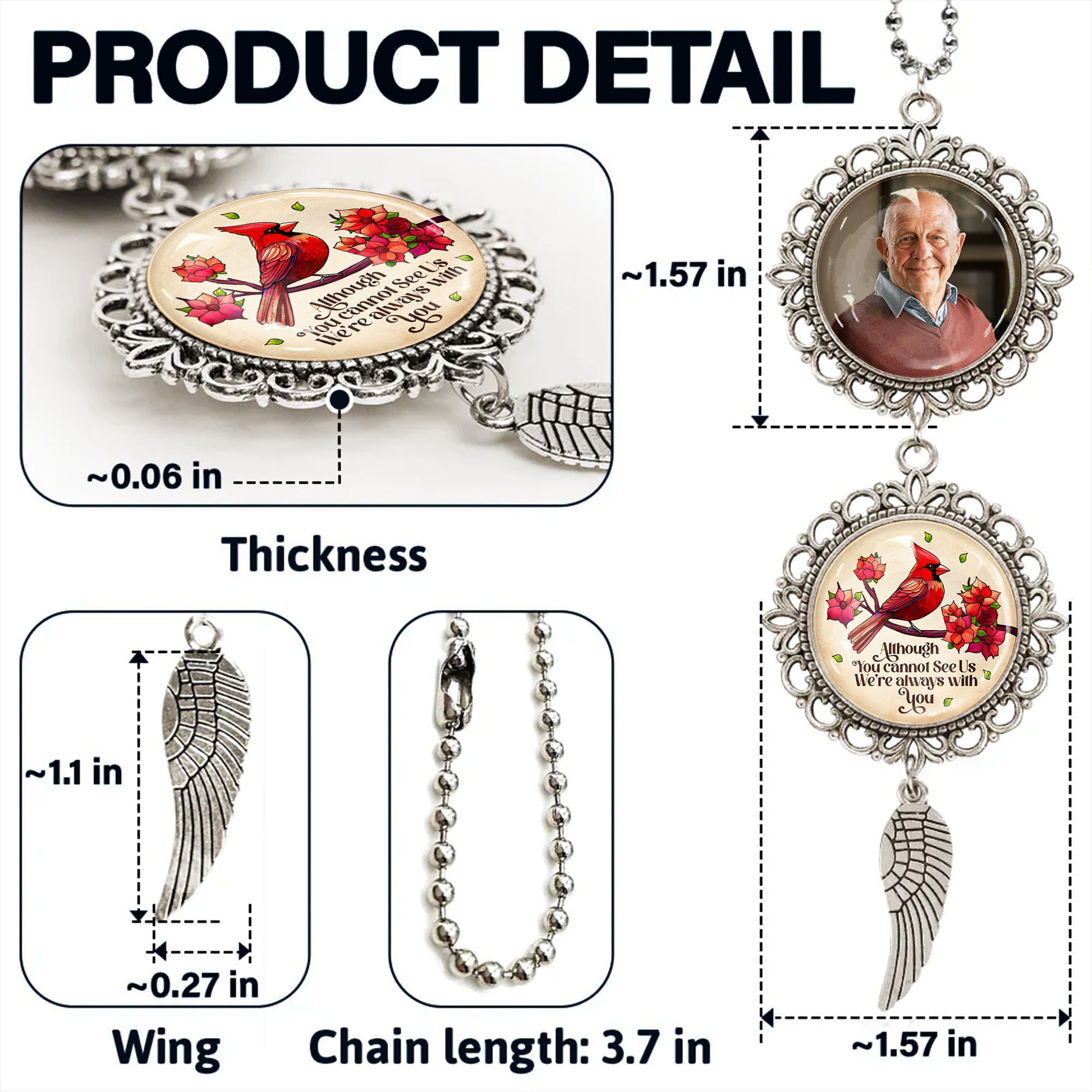 I'm Always With You, Cardinal and Angel Wing