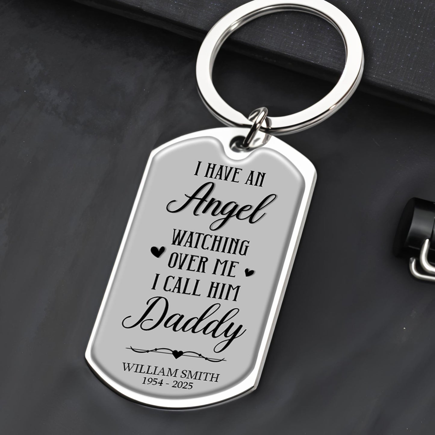 I Have An Angel Watching Over Me I Call Him Daddy, Angel and Heart