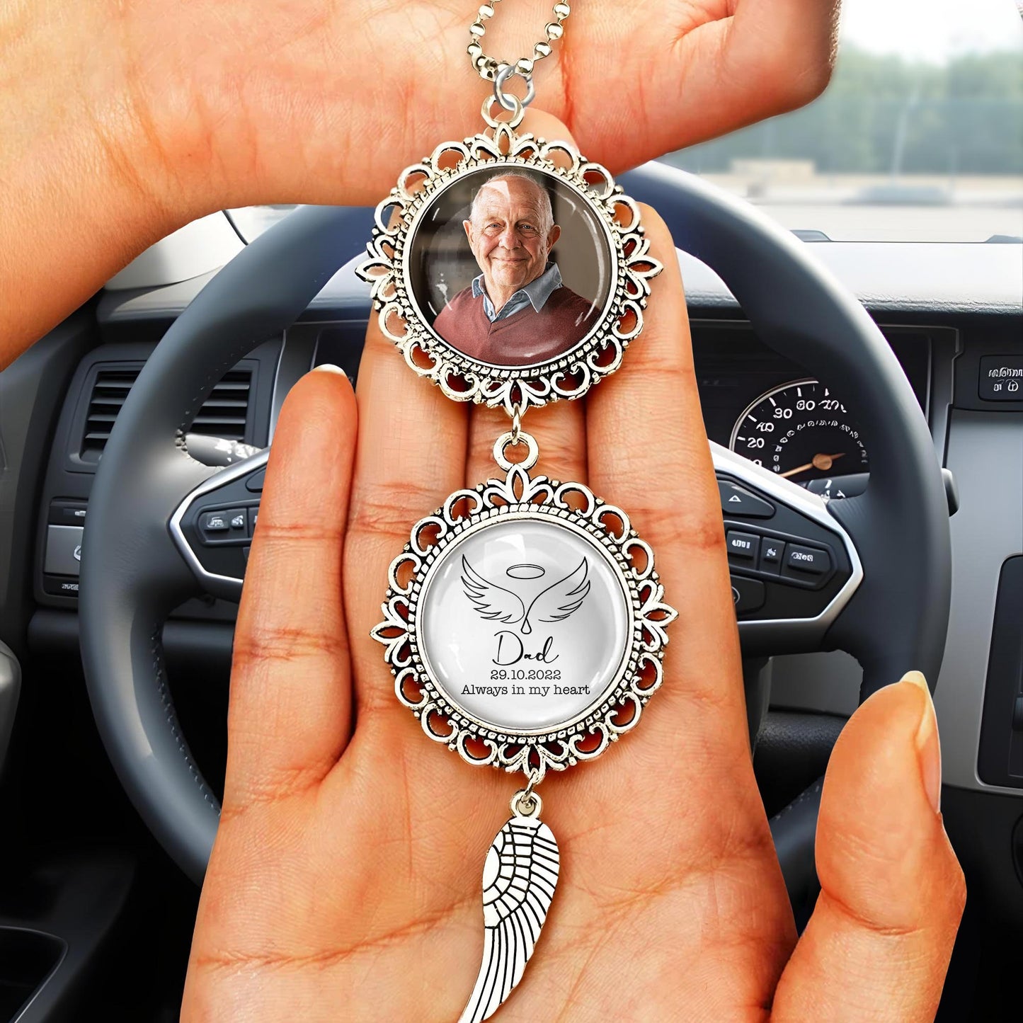 Always In My Heart, Angel Wing and Pendant Charm