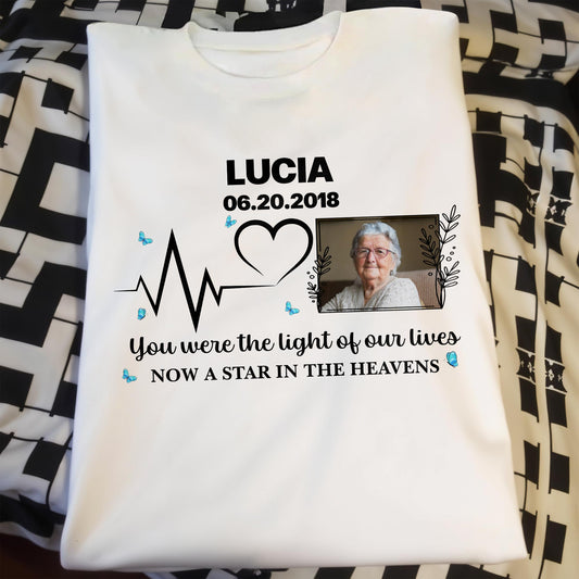 You Were The Light Of Our Lives, Now A Star In The Heavens, Heartbeat And Butterflies