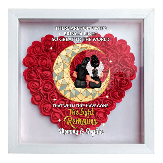 There Are Some Who Bring A Light So Great To The World That When They Have Gone The Light Remains, Angel And Roses