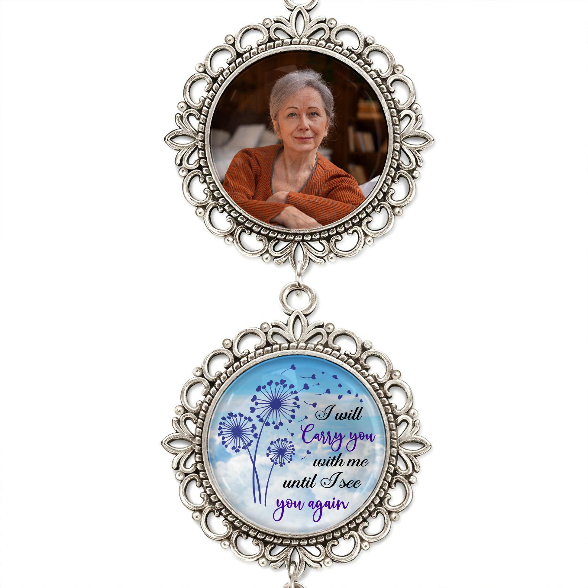 I Will Carry You With Me Until I See You Again, Angel Wing and Flowers