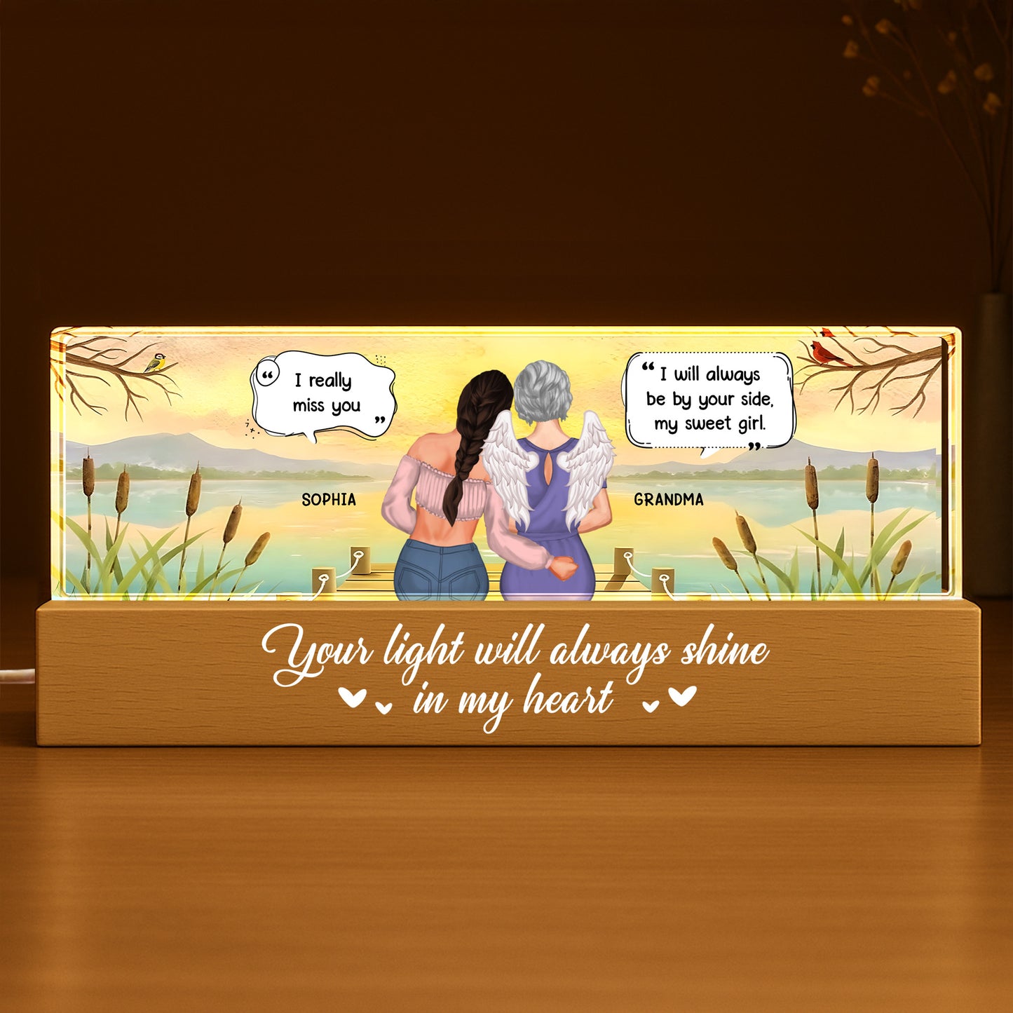 Your Light Will Always Shine In My Heart, Angels and Birds