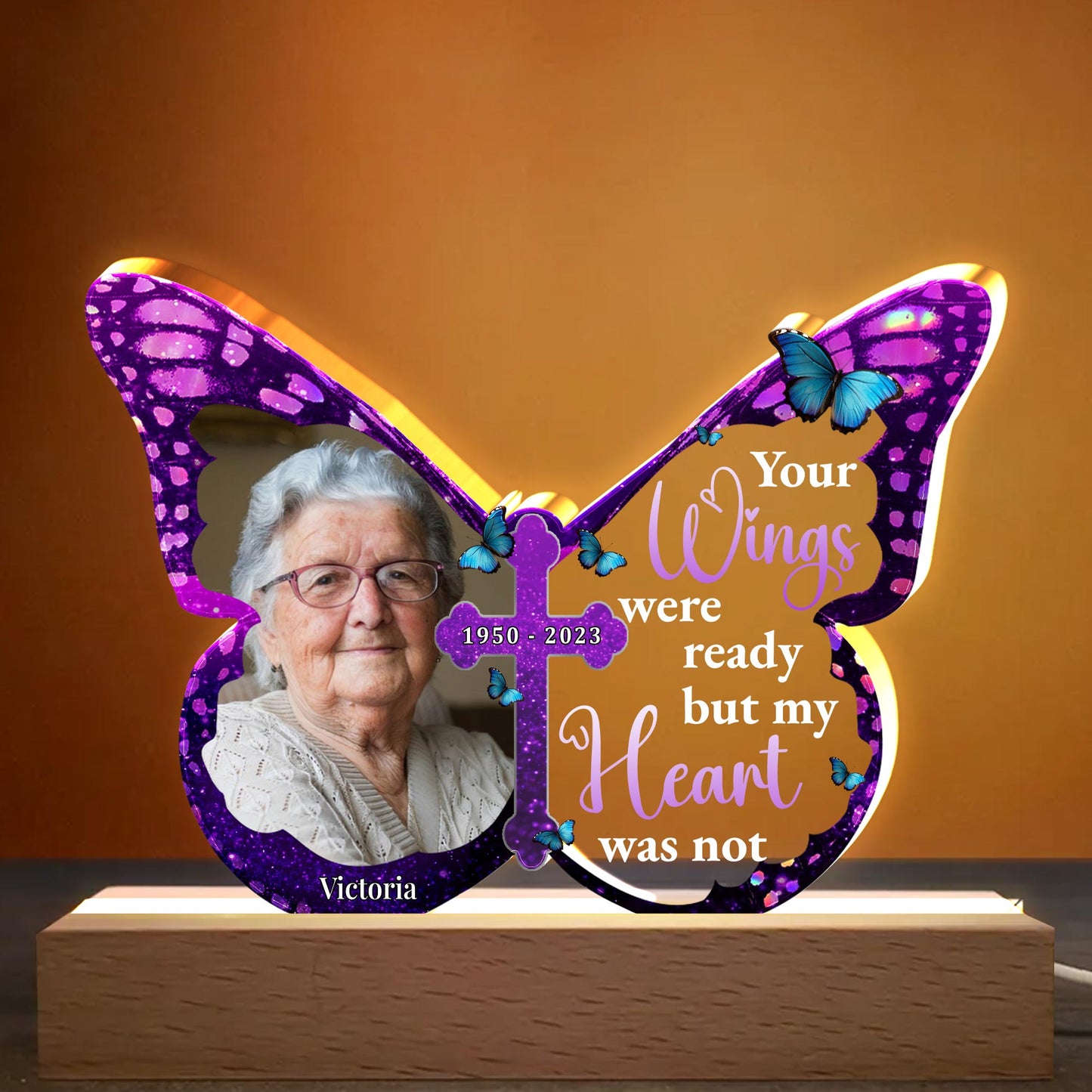 Your Wings Were Ready But My Heart Was Not, Butterfly and Cross