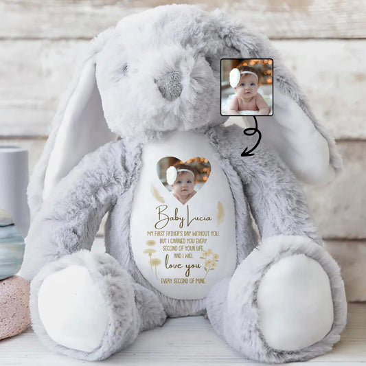 Baby Lucia, My First Father's Day Without You, Bunny And Angel Wings