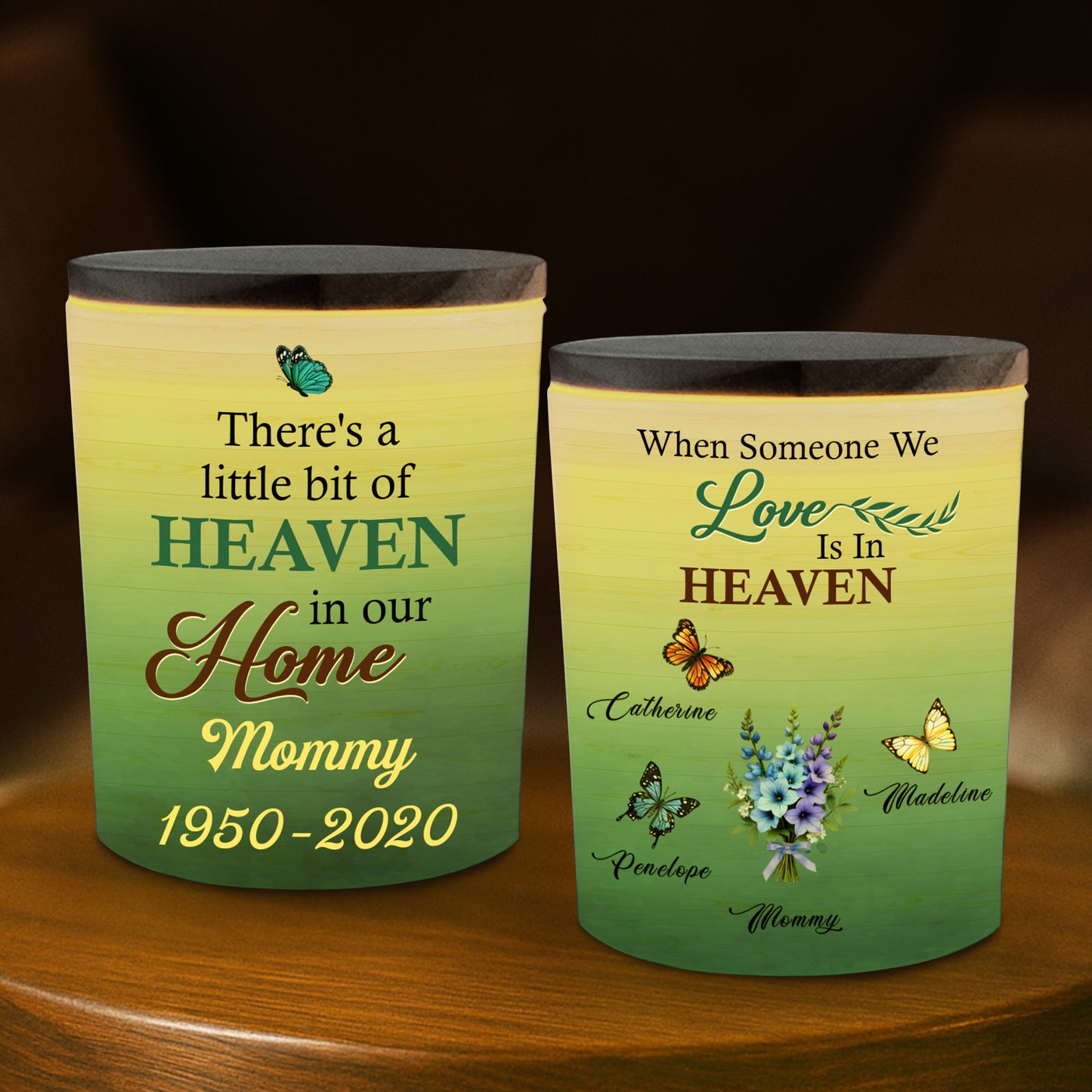 When Someone We Love Is In Heaven, Butterflies And Flowers