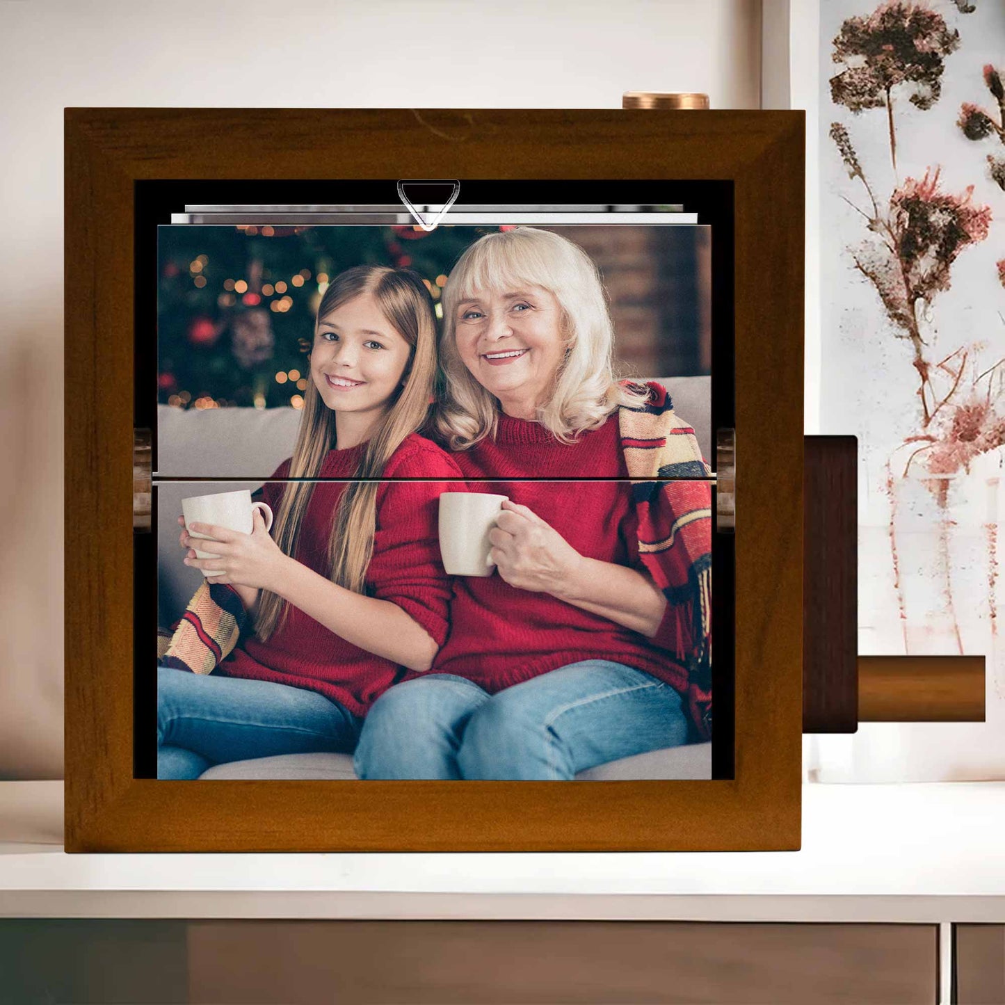 Missing You Always, Wooden Frame With Light