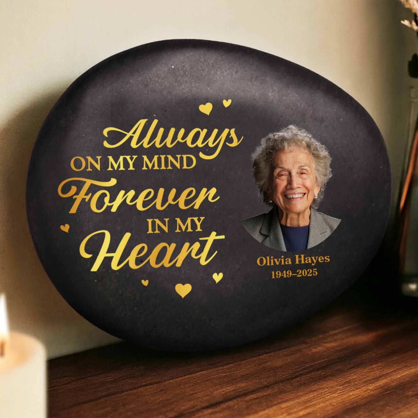 Always On My Mind, Forever In My Heart Memorial Stone