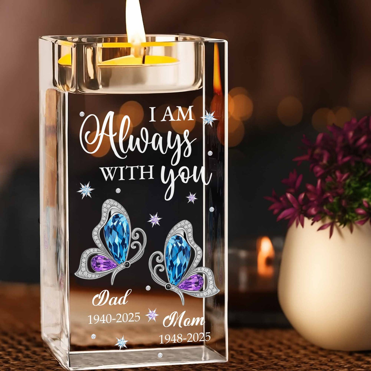 I Am Always With You With Butterflies And Stars