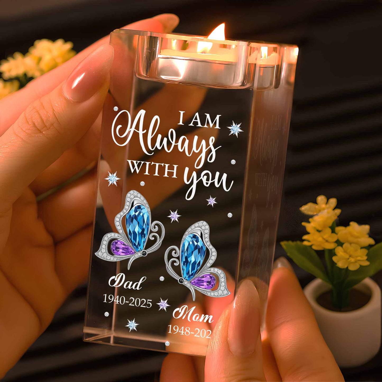 I Am Always With You With Butterflies And Stars