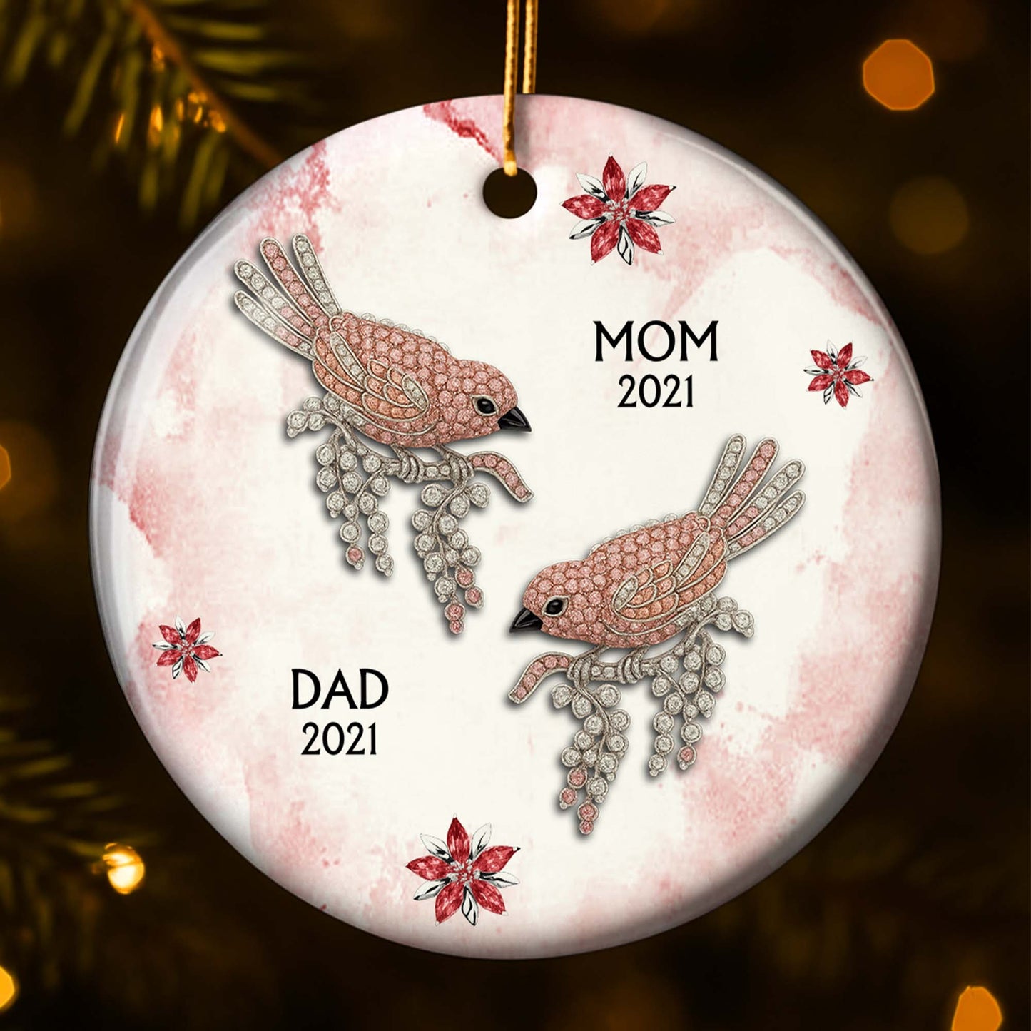 Cherish The Love And Memories With Birds And Flowers