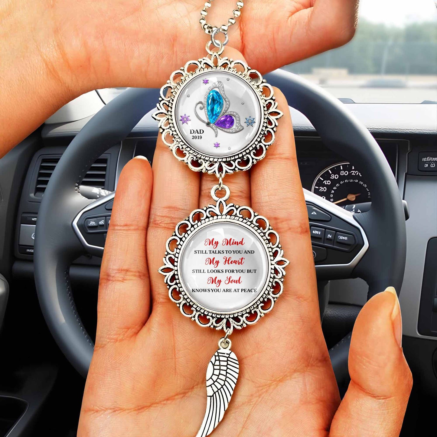 My Mind Still Talks To You, Angel Wing Pendant
