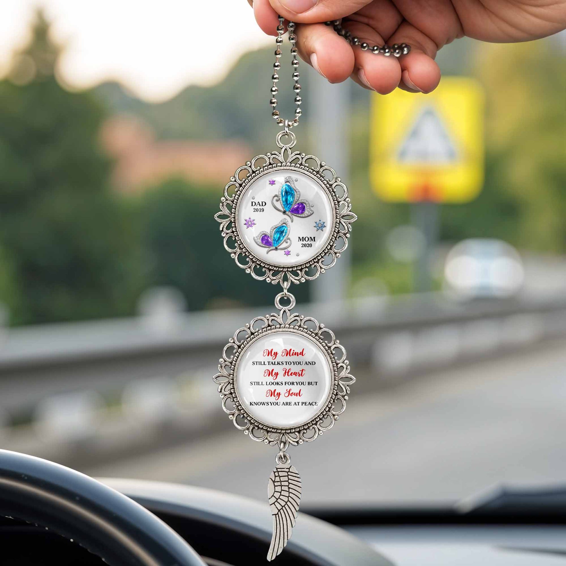 My Mind Still Talks To You, Angel Wing Pendant