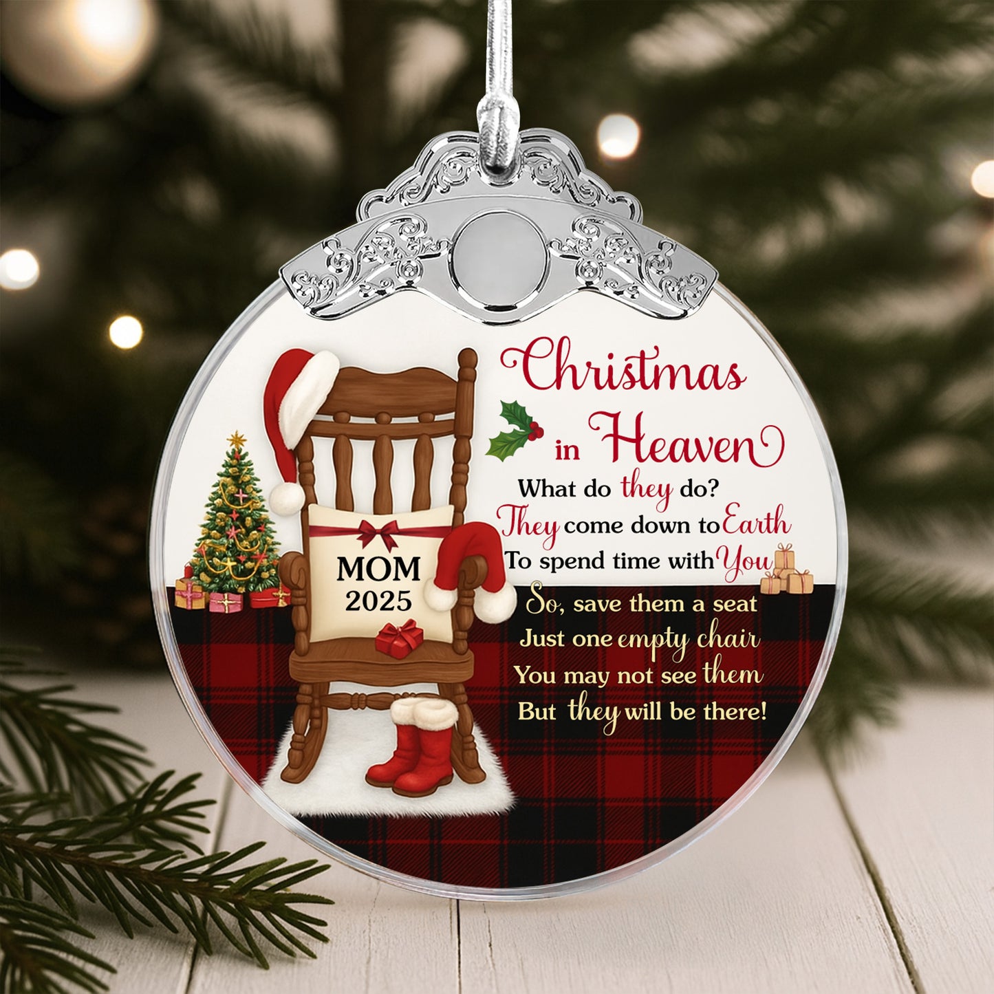 Christmas In Heaven, Save Them A Seat Ornament