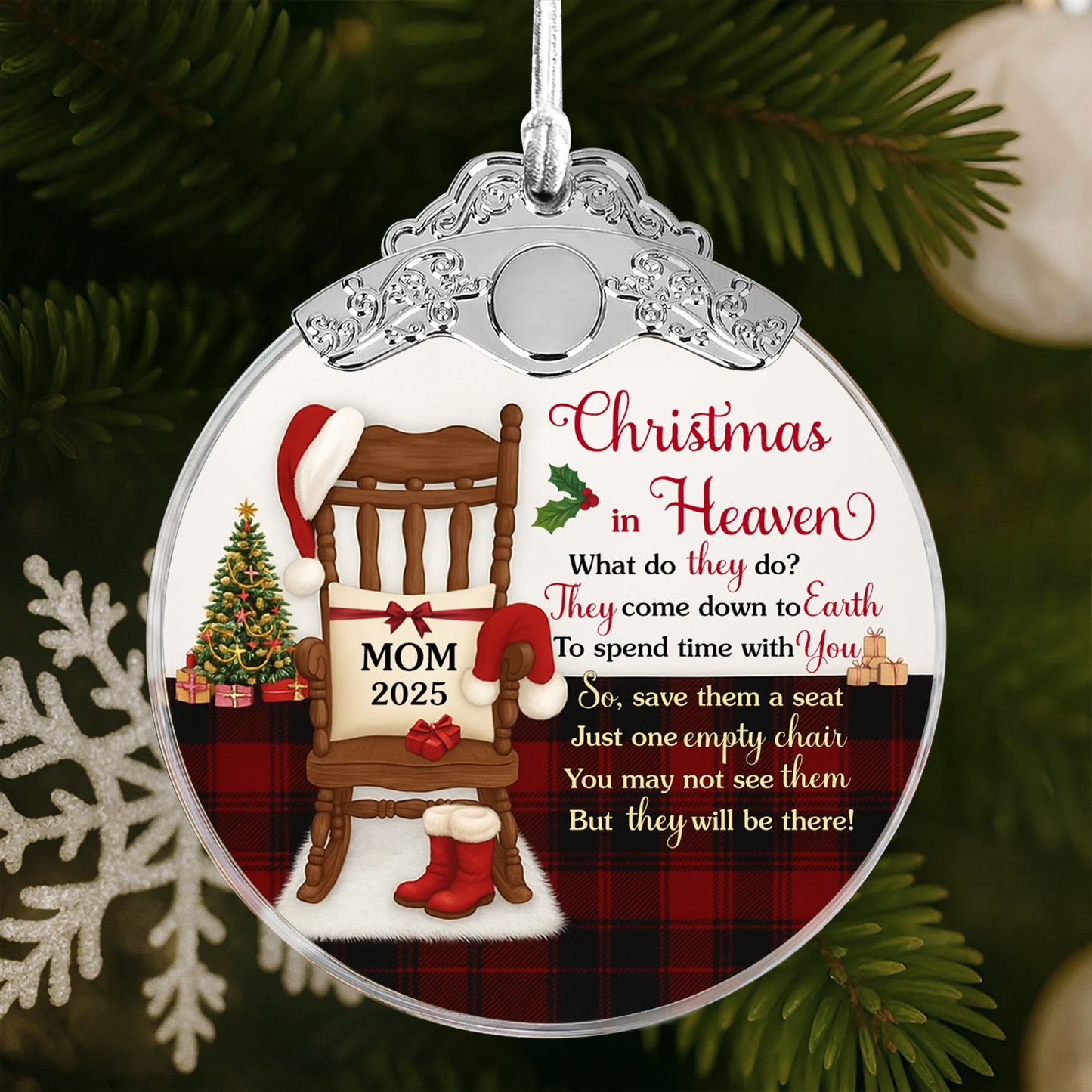 Christmas In Heaven, Save Them A Seat Ornament
