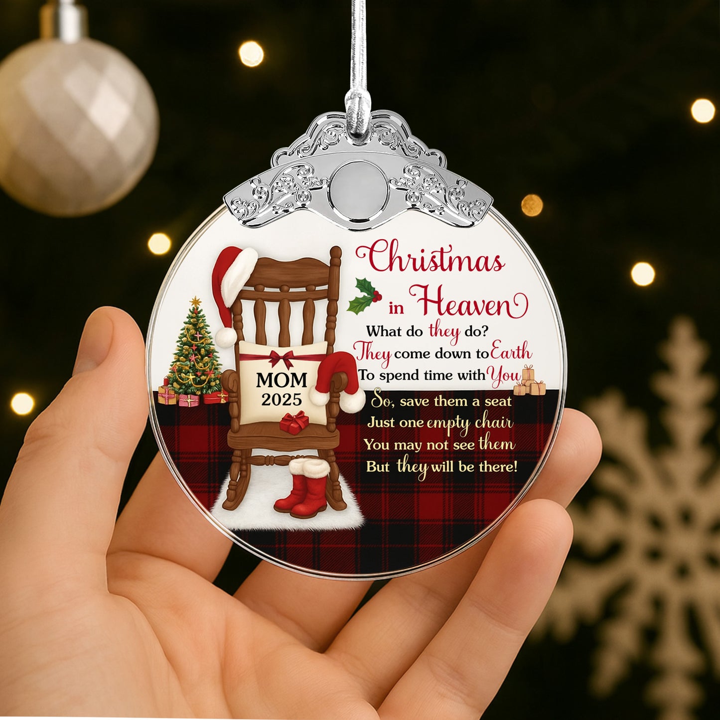 Christmas In Heaven, Save Them A Seat Ornament
