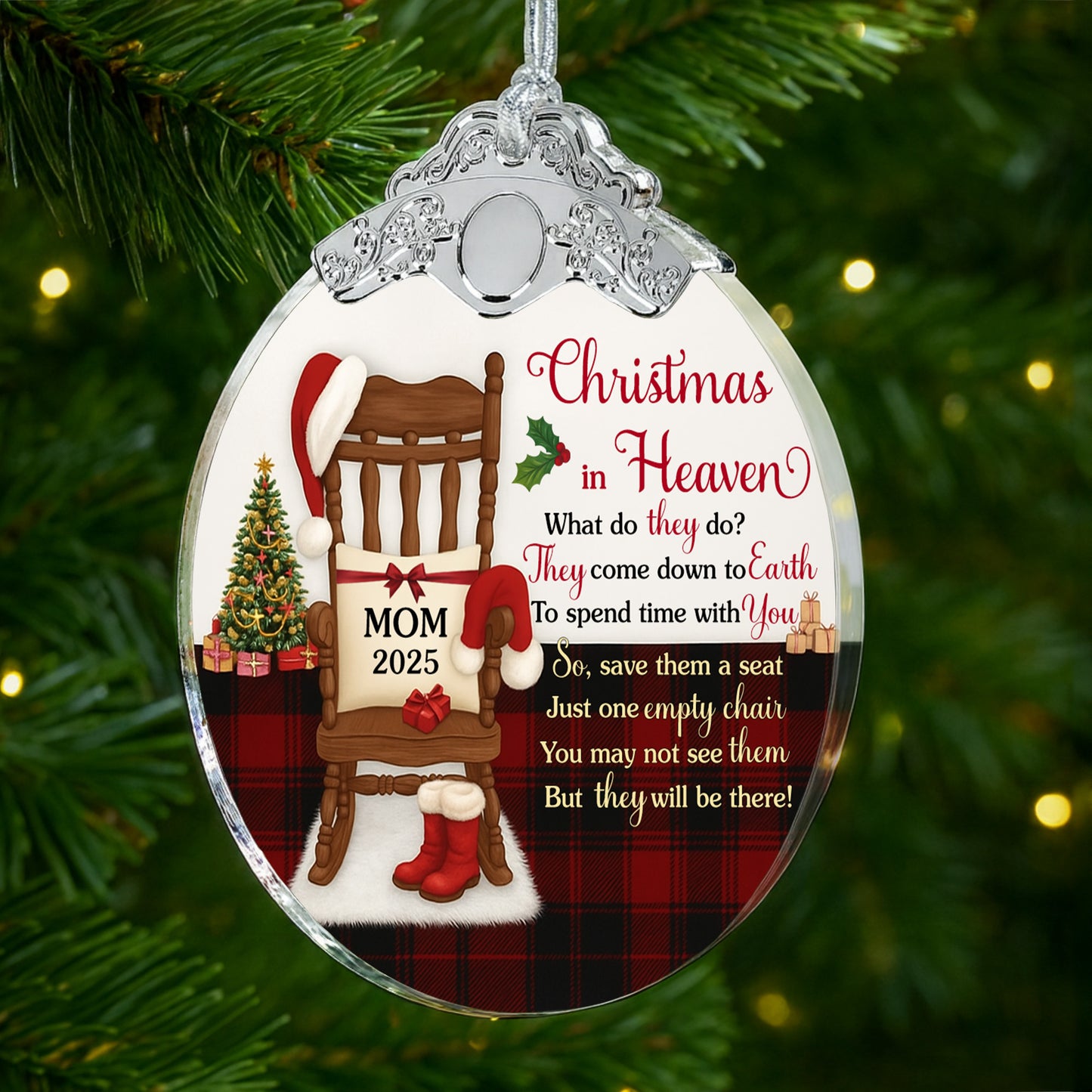 Christmas In Heaven, Save Them A Seat Ornament