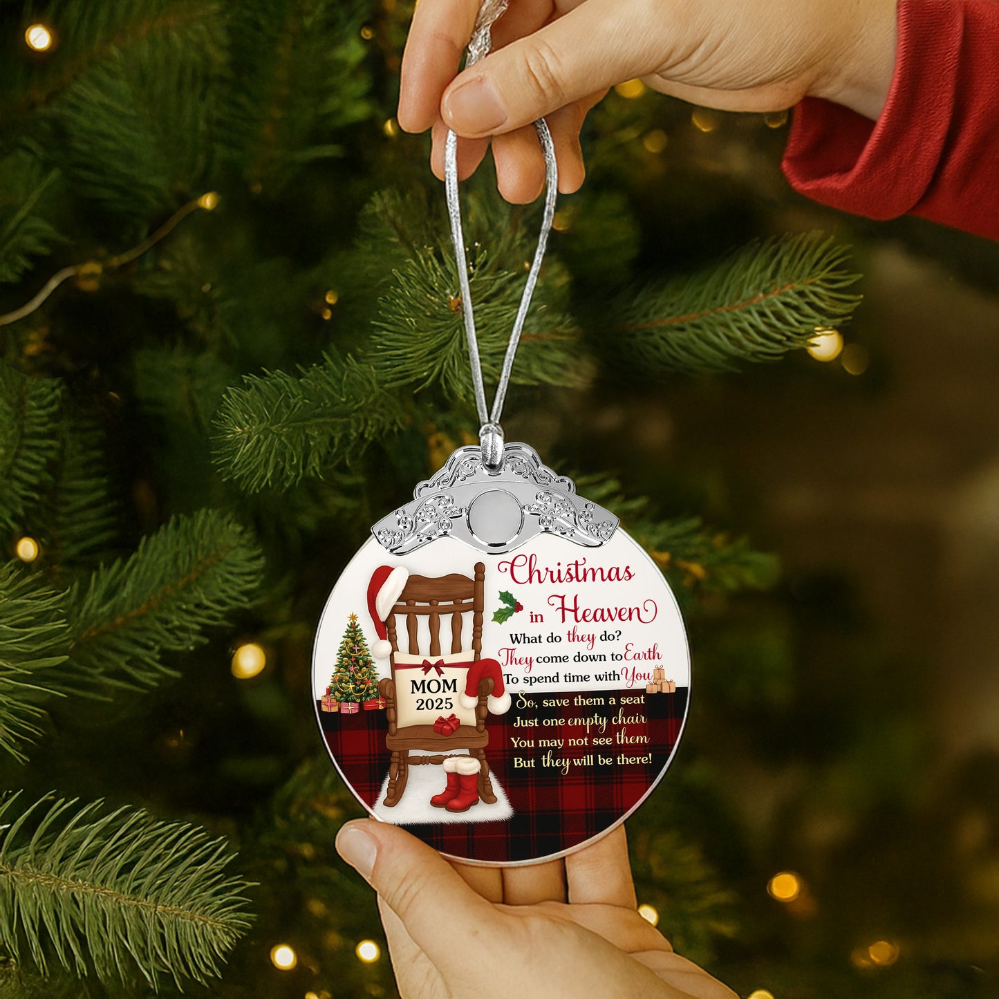 Christmas In Heaven, Save Them A Seat Ornament