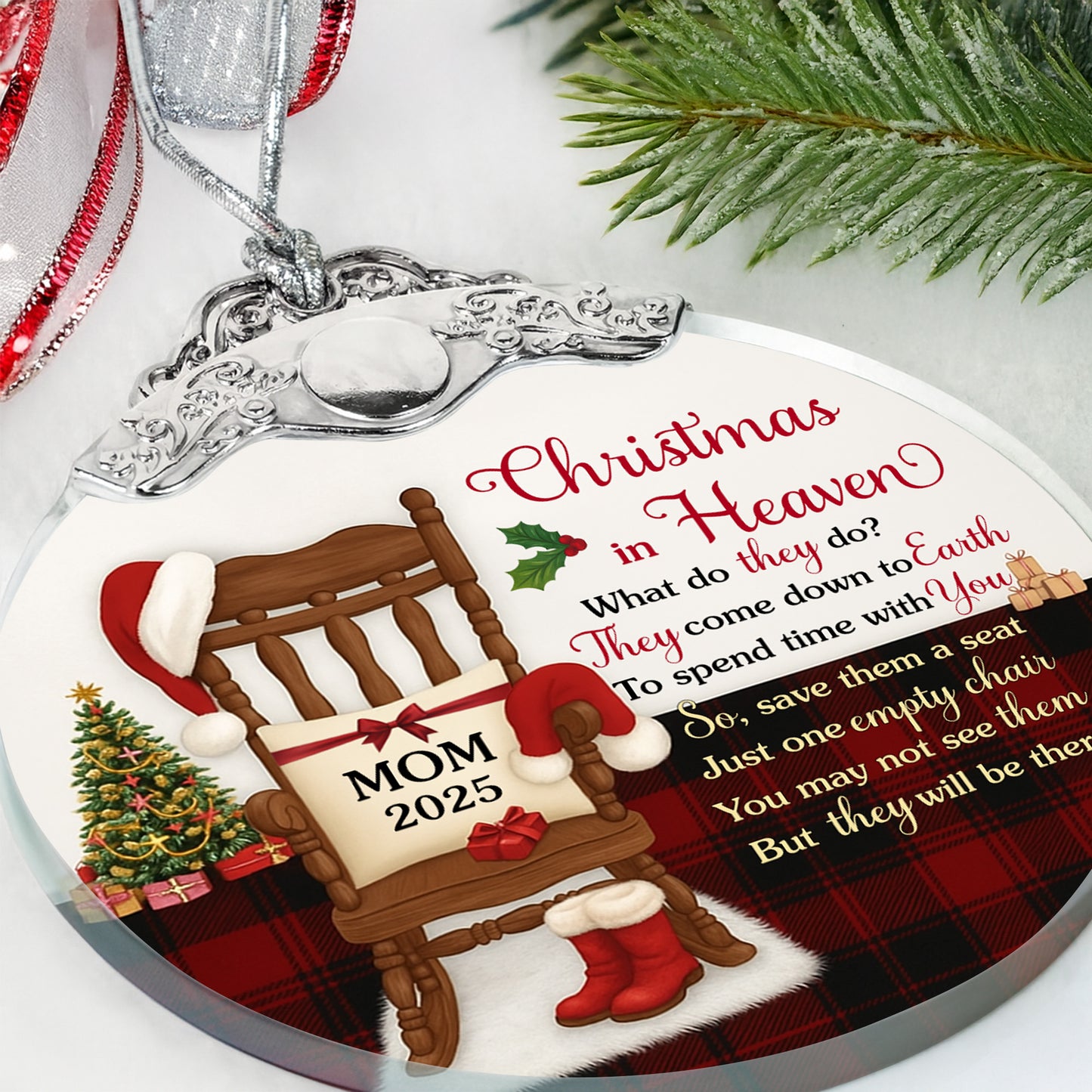 Christmas In Heaven, Save Them A Seat Ornament