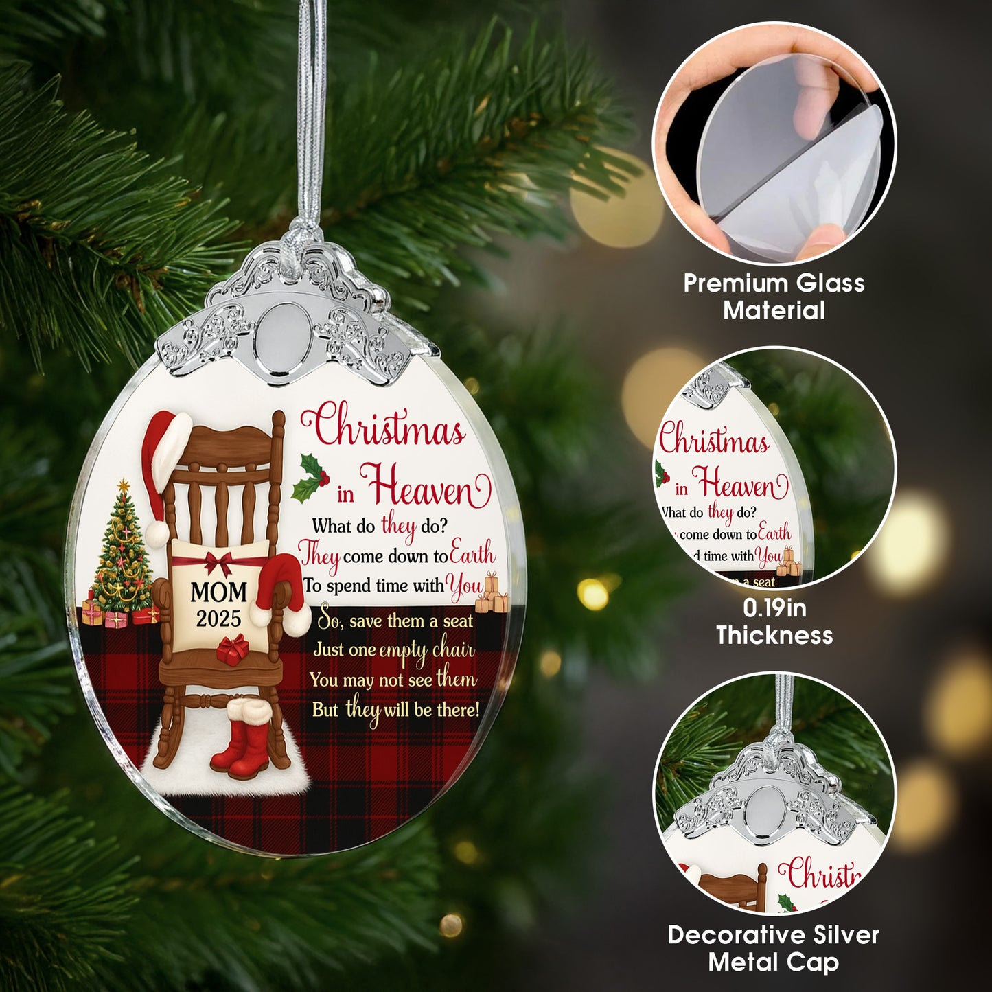 Christmas In Heaven, Save Them A Seat Ornament