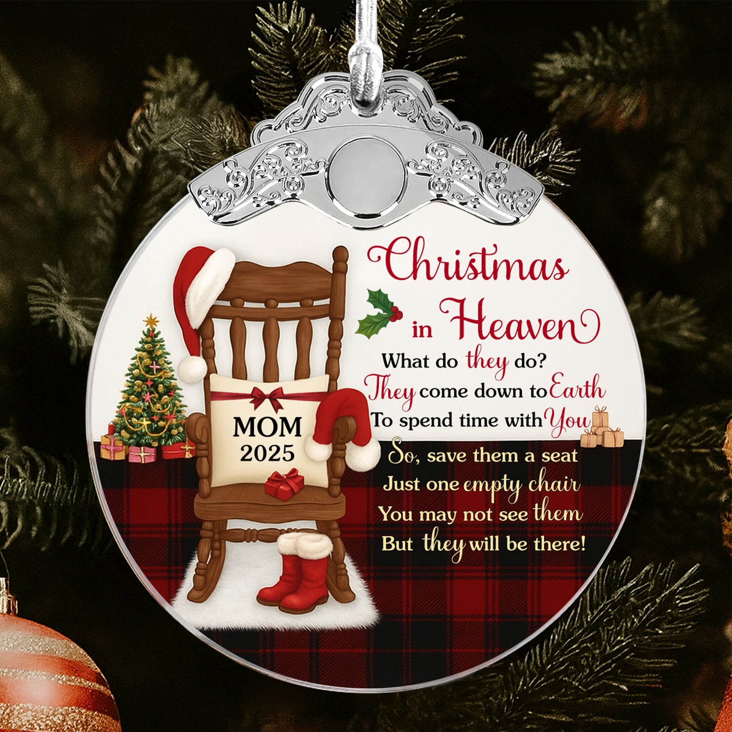 Christmas In Heaven, Save Them A Seat Ornament