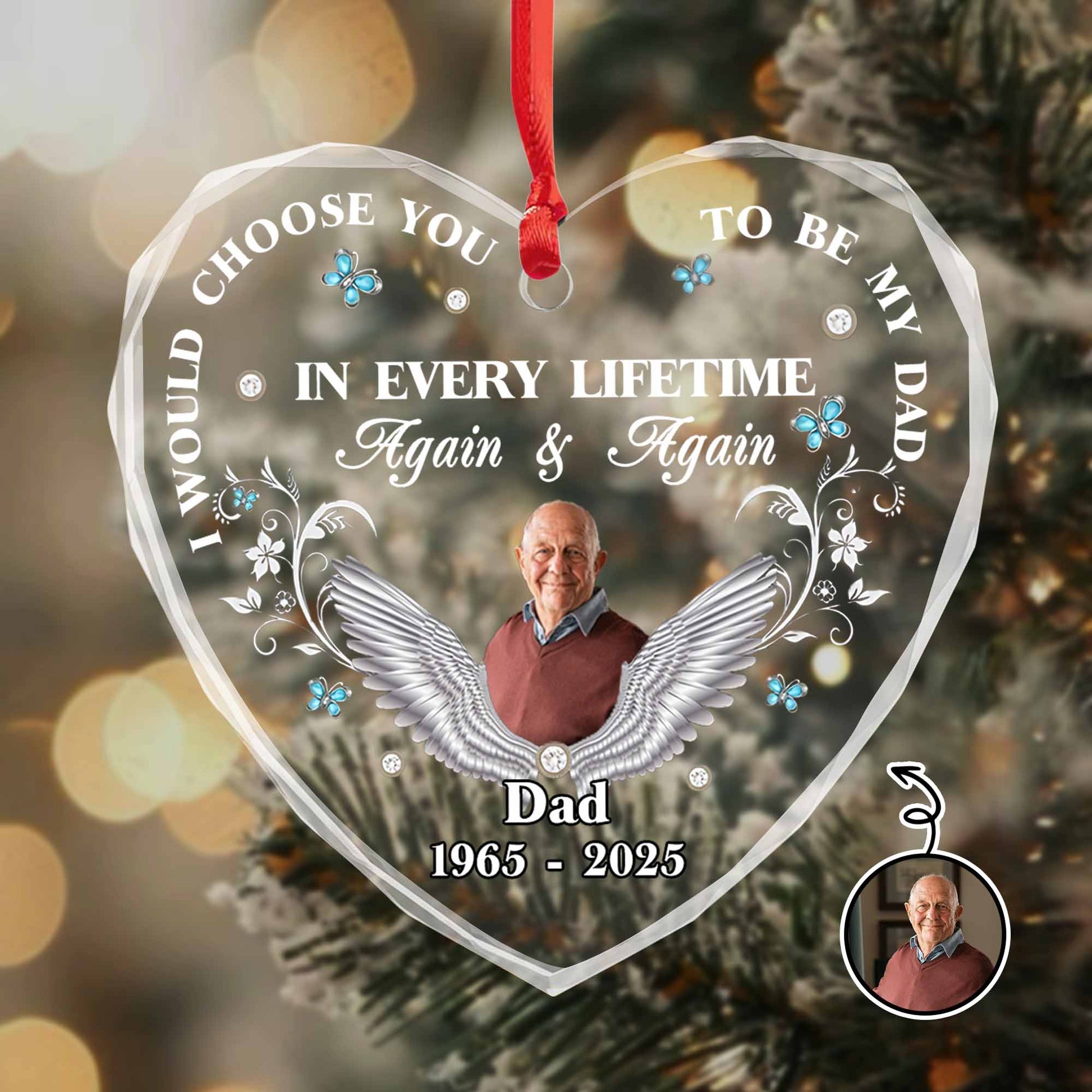 I Would Choose You To Be My Dad, Wings And Flowers