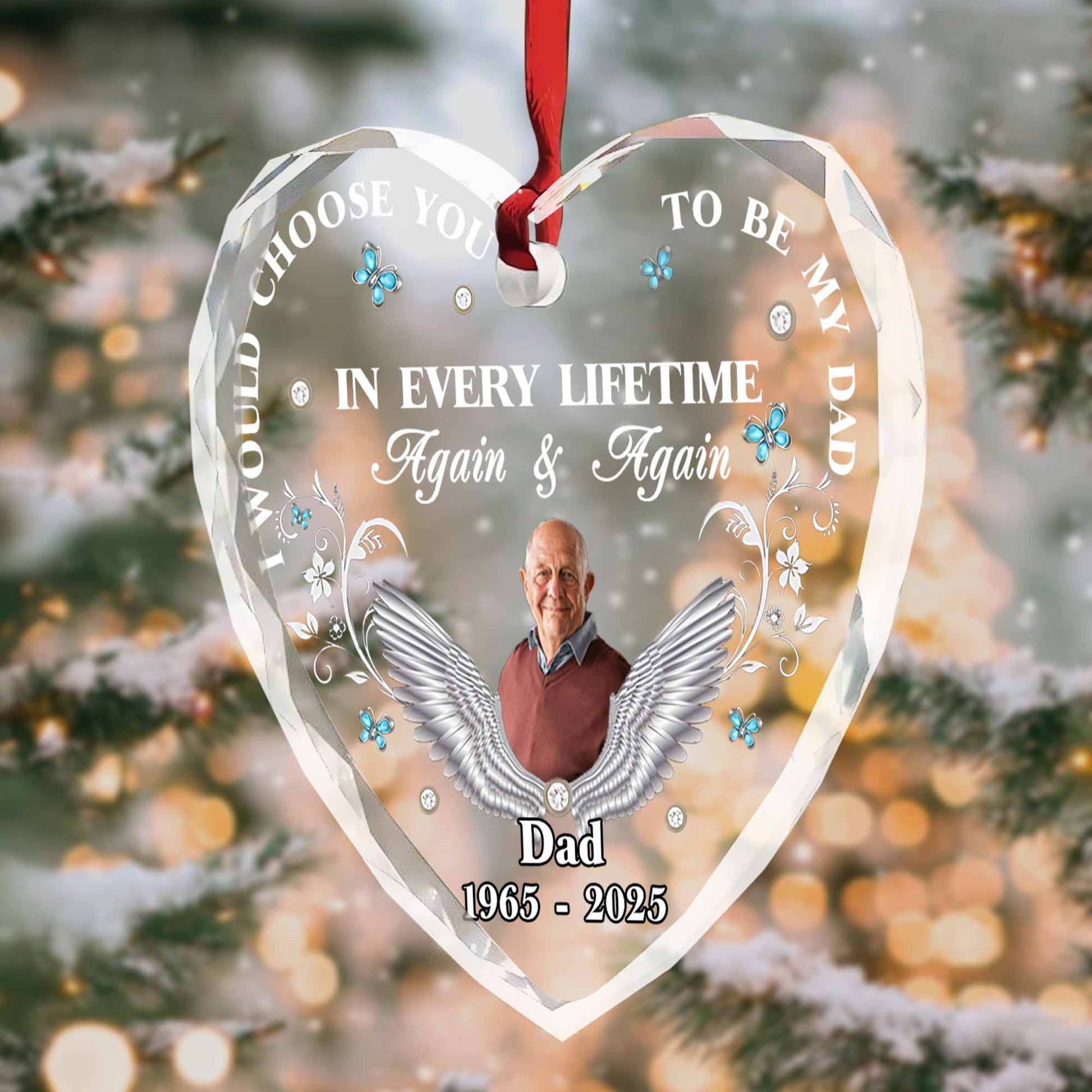 I Would Choose You To Be My Dad, Wings And Flowers