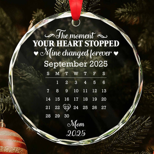 The Moment Your Heart Stopped, Mine Changed Forever, Calendar Heart
