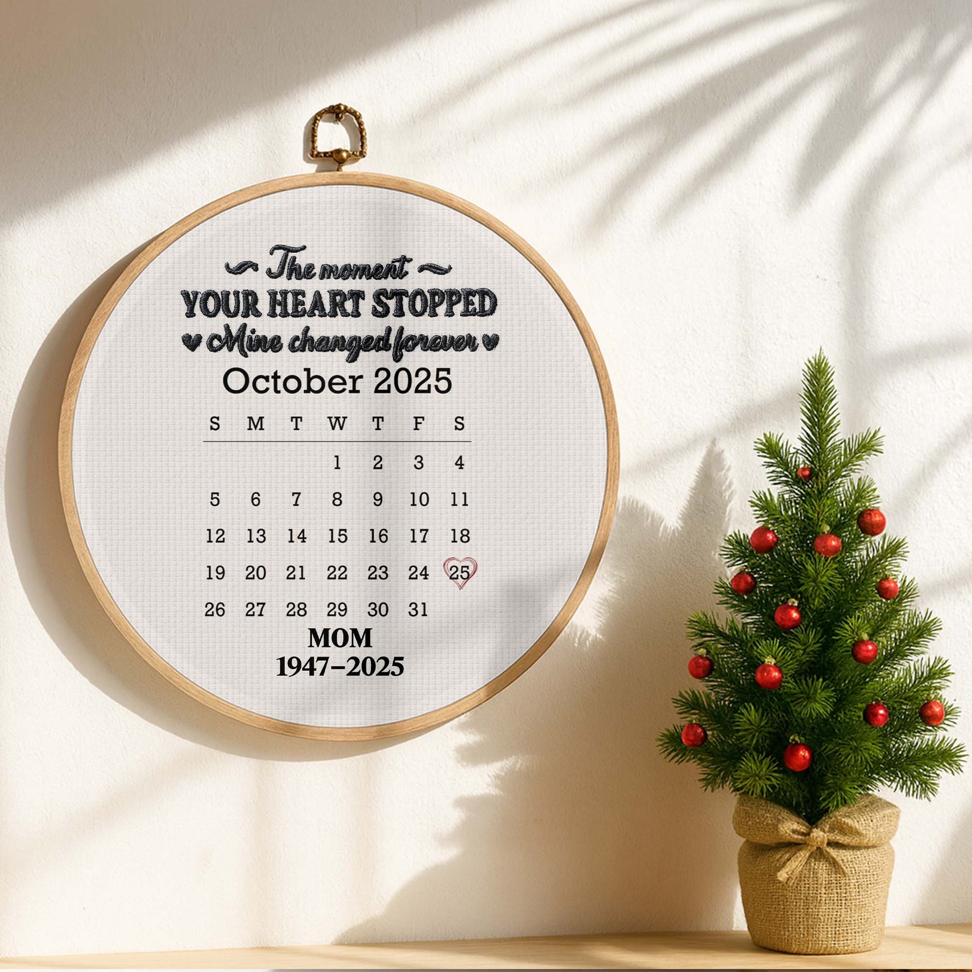 The Moment Your Heart Stopped, Calendar Design