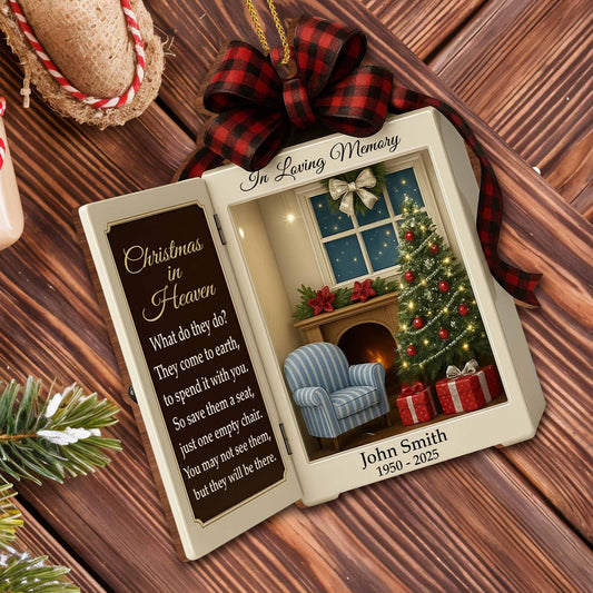 In Loving Memory Christmas In Heaven Save Them A Seat