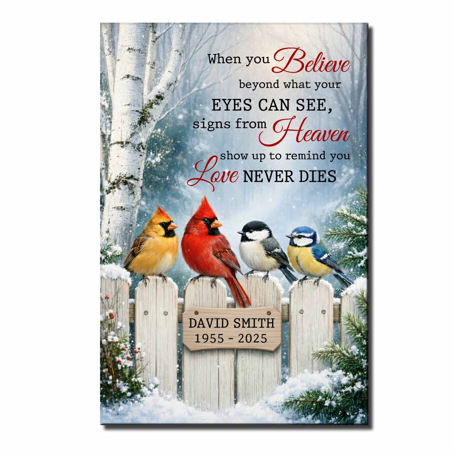 When You Believe, Signs From Heaven, Love Never Dies