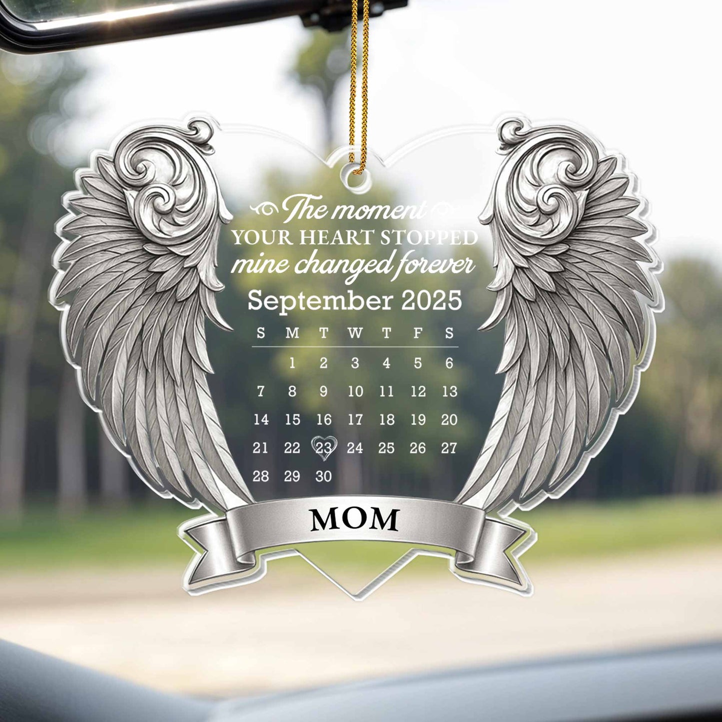 The Moment Your Heart Stopped, Wings and Heart Design