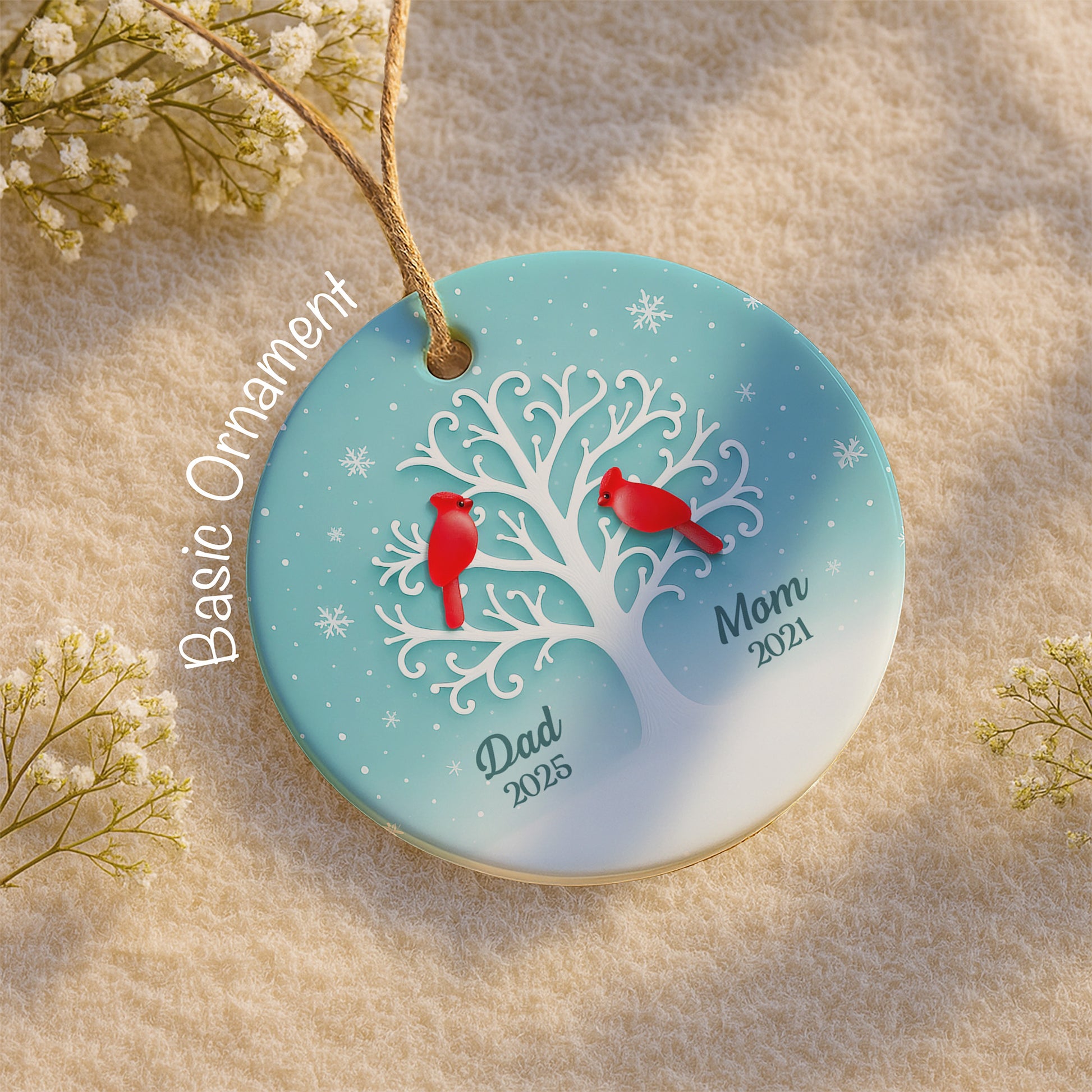 Celebrate The Spirit Of Family With Cardinals And Tree