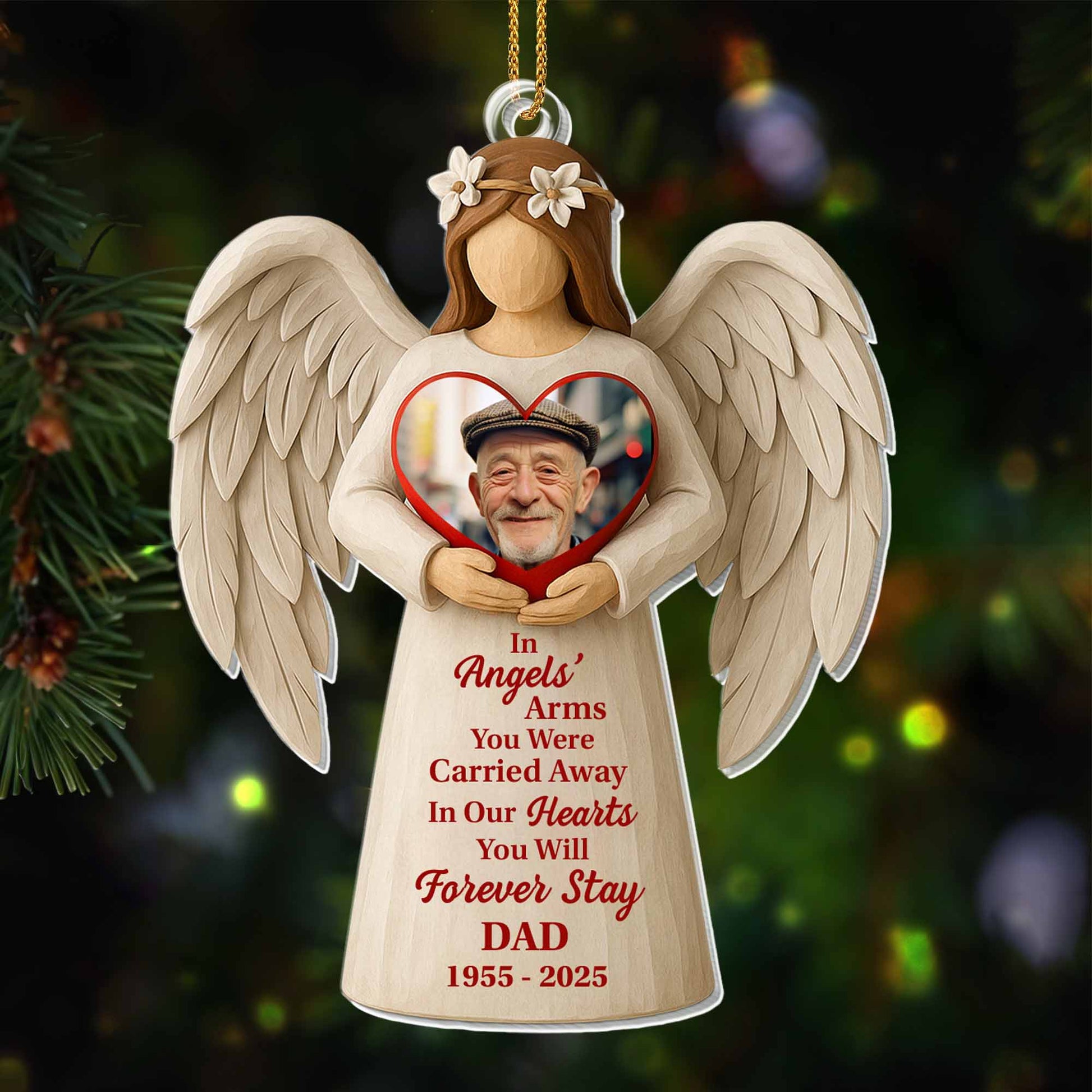 In Angels' Arms, Angel Heart Wings Ornament