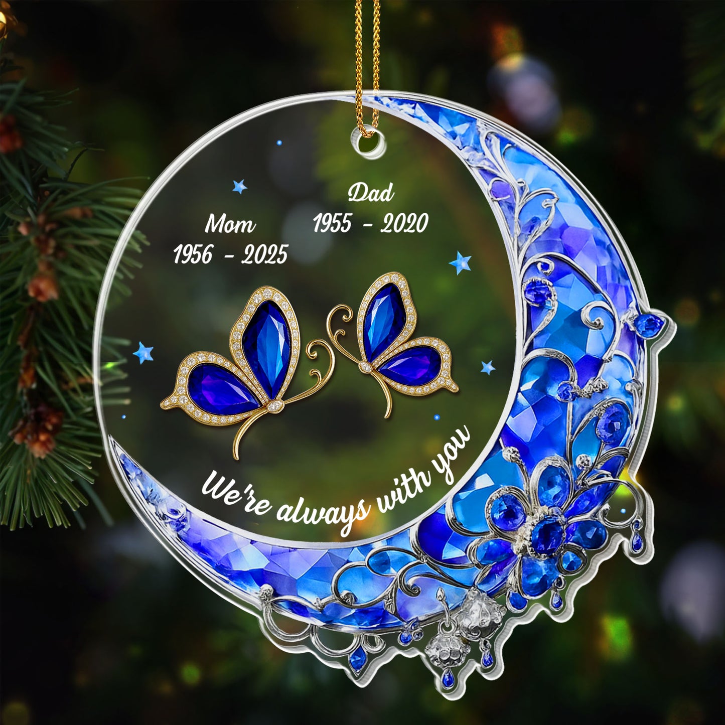 We're Always With You, Butterflies And Crescent Moon