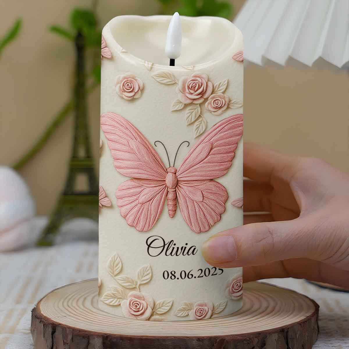 In Loving Memory Forever In Our Hearts Butterfly And Roses