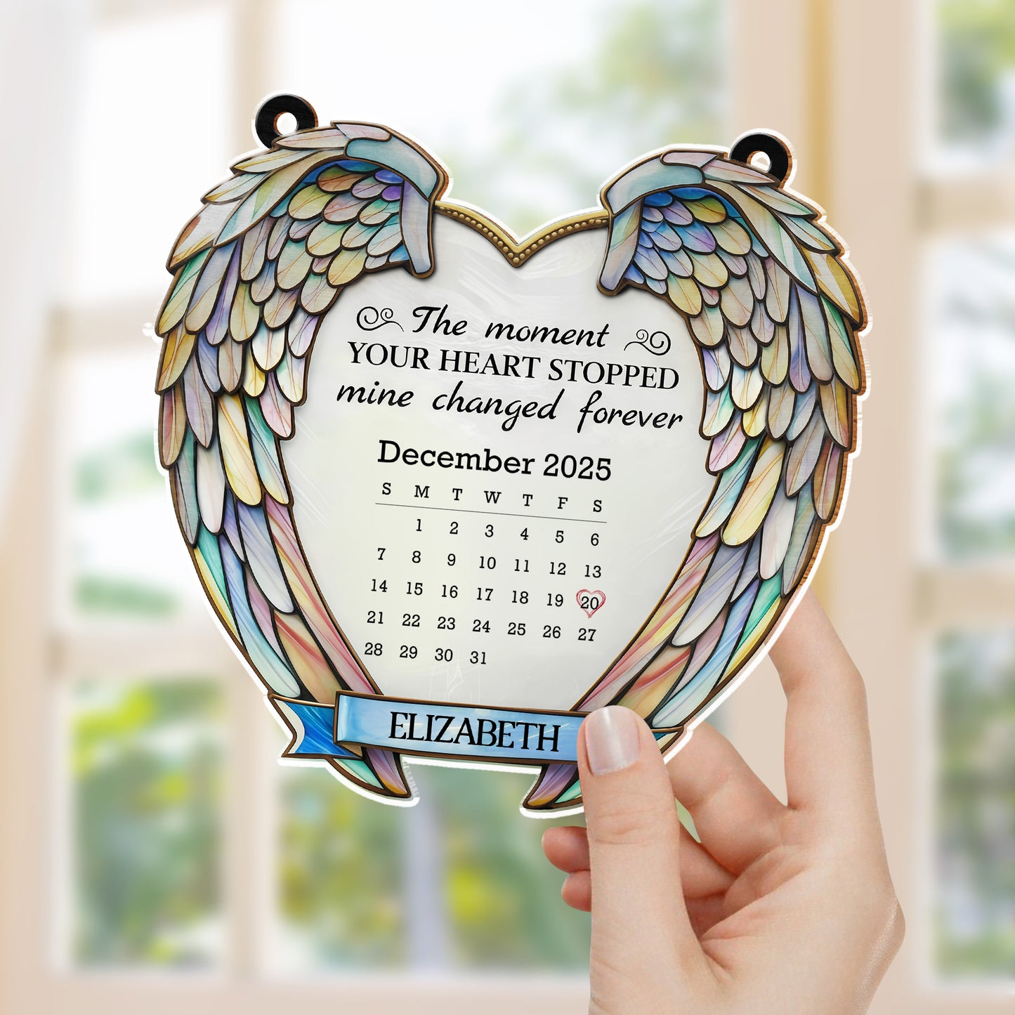 The Moment Your Heart Stopped, Wings and Heart Design