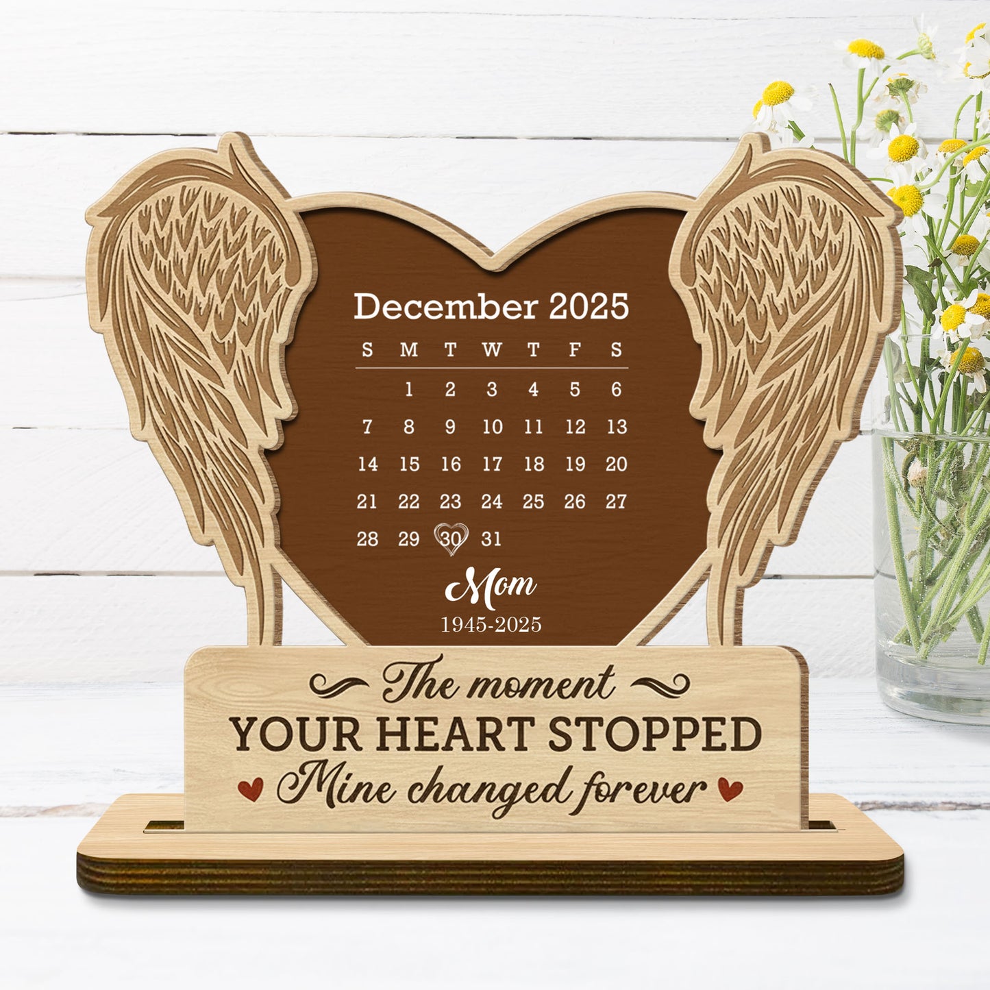 The Moment Your Heart Stopped, Angel Wings and Calendar