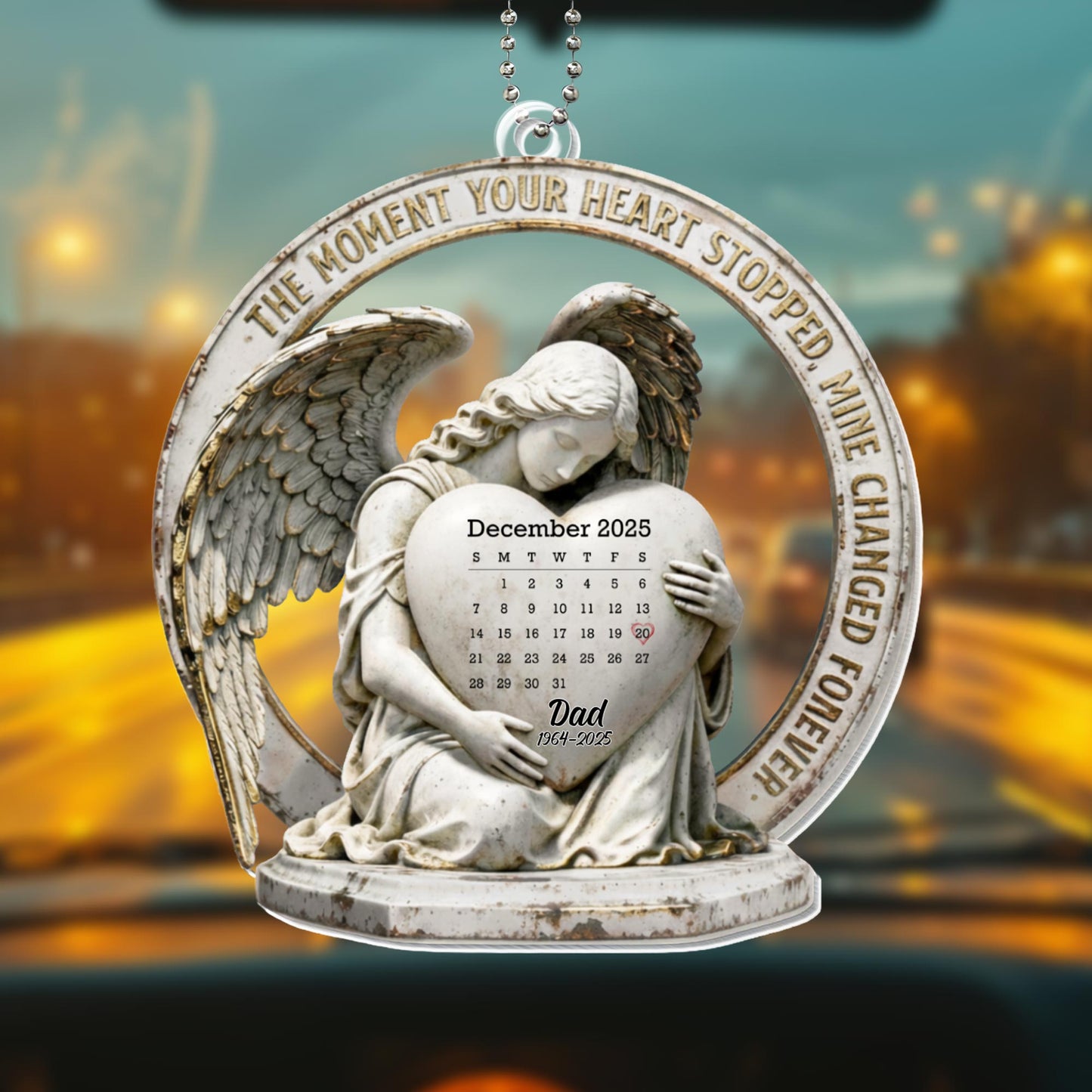 The Moment Your Heart Stopped, Angel And Calendar Design