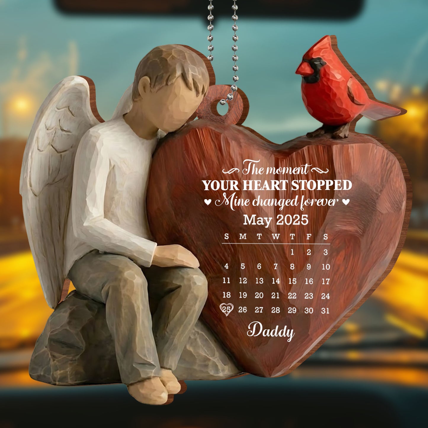 The Moment Your Heart Stopped, Angel And Bird Heart Design