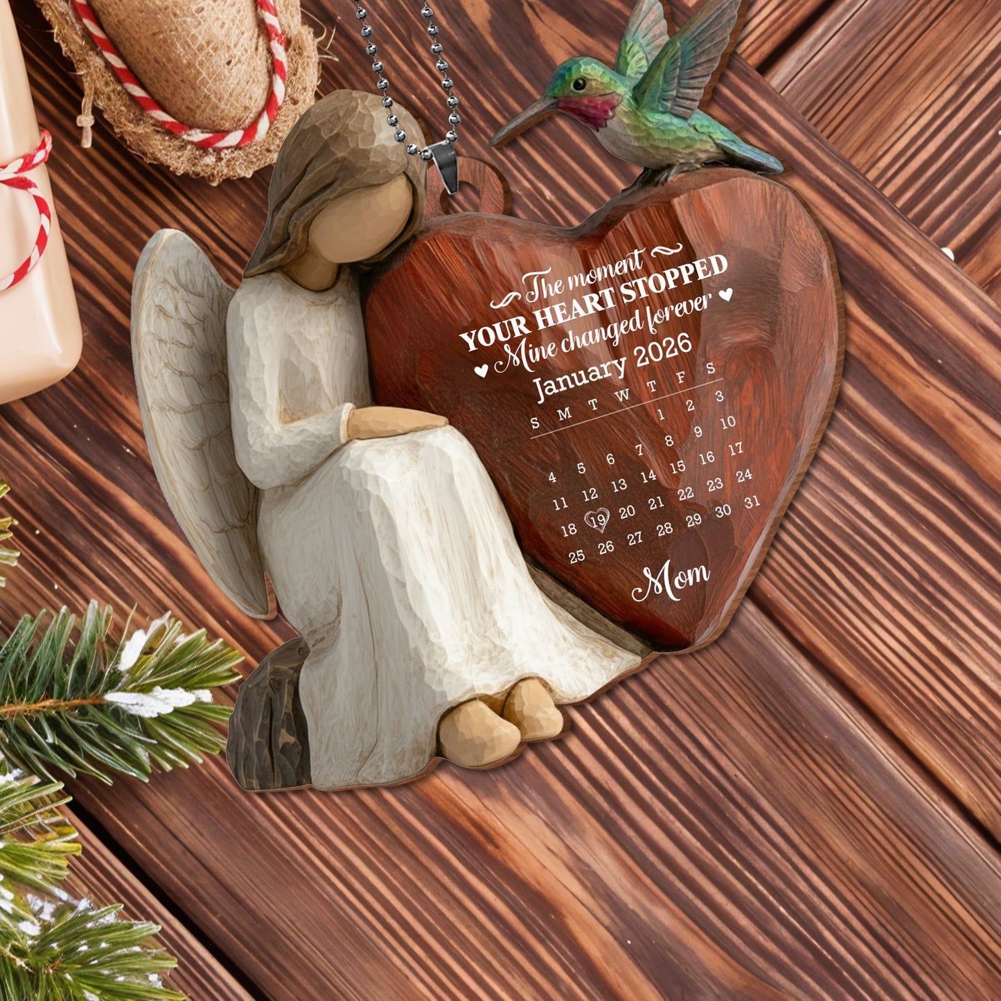 The Moment Our Heart Stopped Heart Calendar Angel Cardinal