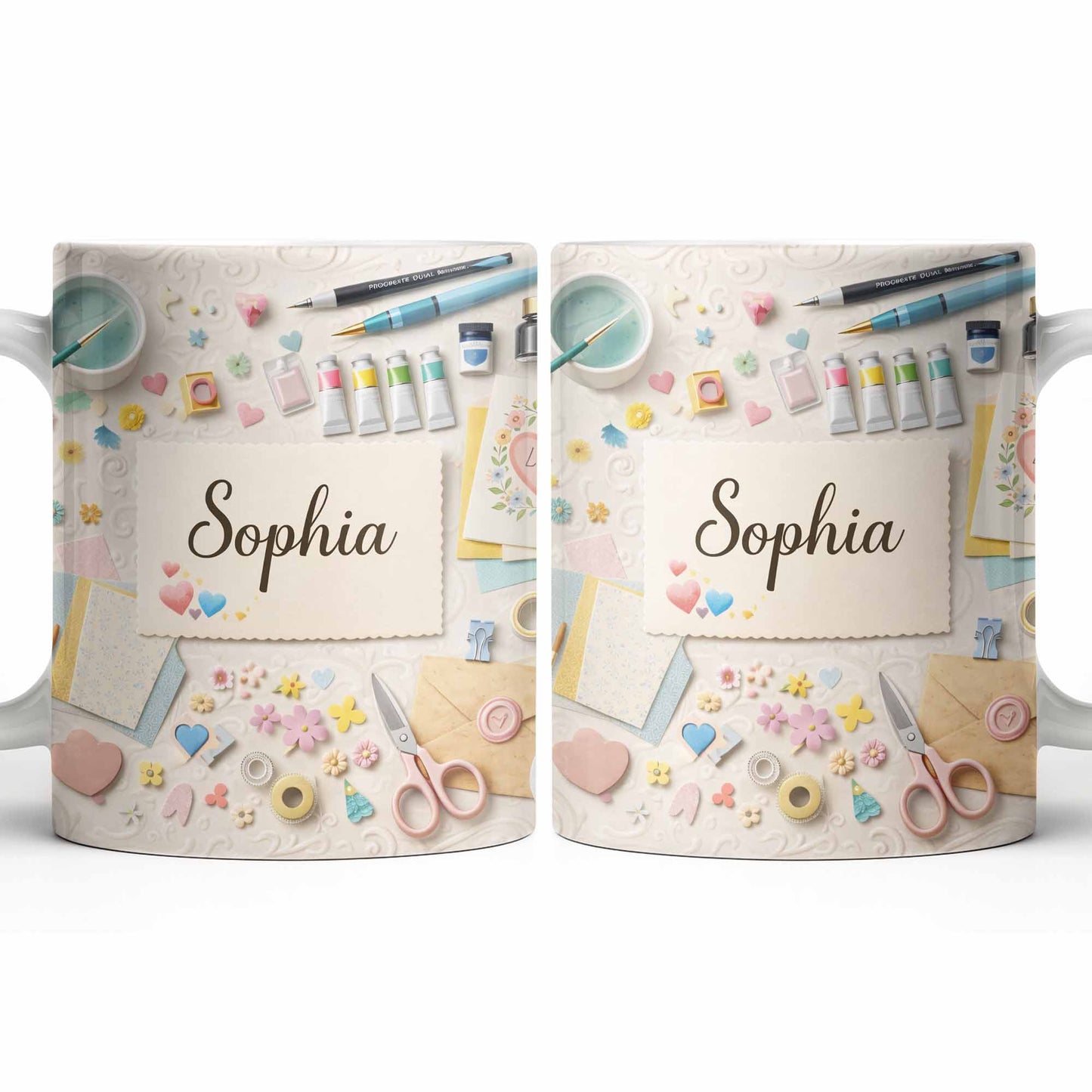 Bring Creativity Into Every Sip With Paint Tubes And Scissors Design